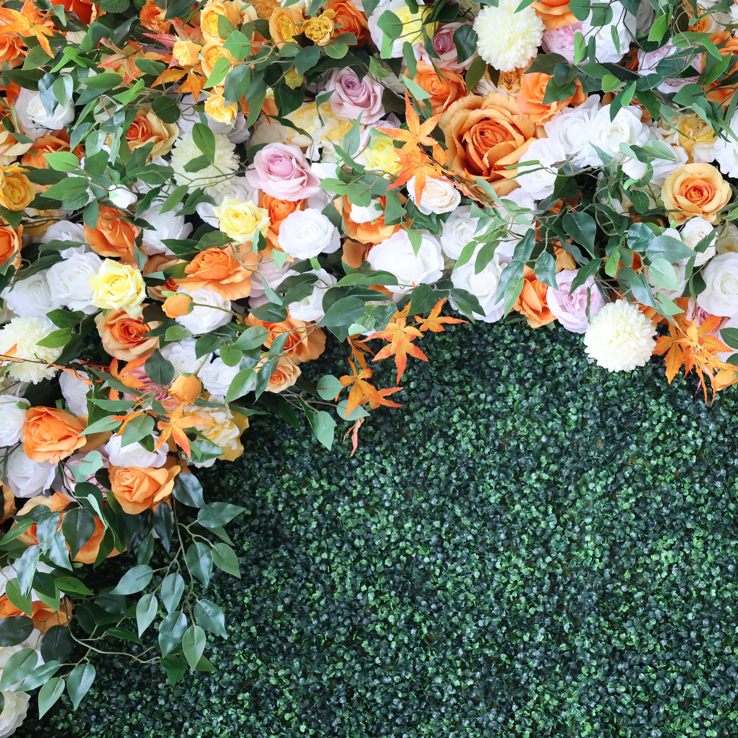 Summer Flower CB-393 8ft*8ft Cloth Back Artificial Flower Wall Roll up Fabric background