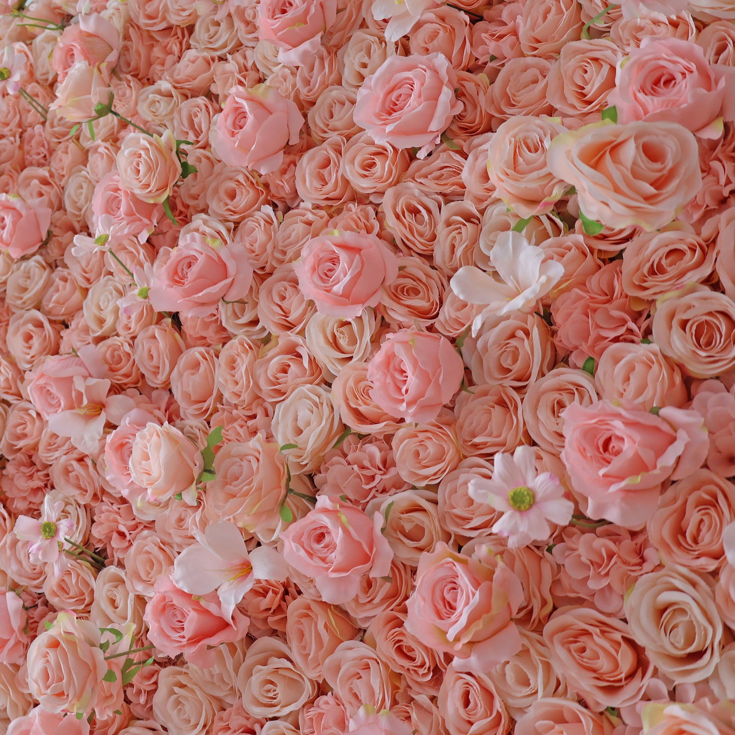 Summer Flower CB-381 8ft*8ft Cloth Back Artificial Flower Wall Roll up Fabric background