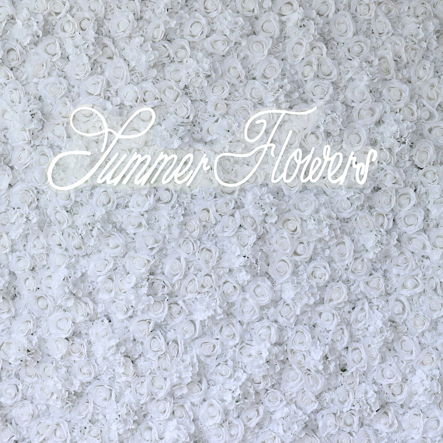 Summer Flower CB-356-2 8ft*8ft Cloth Back Artificial Flower Wall Roll up Fabric background