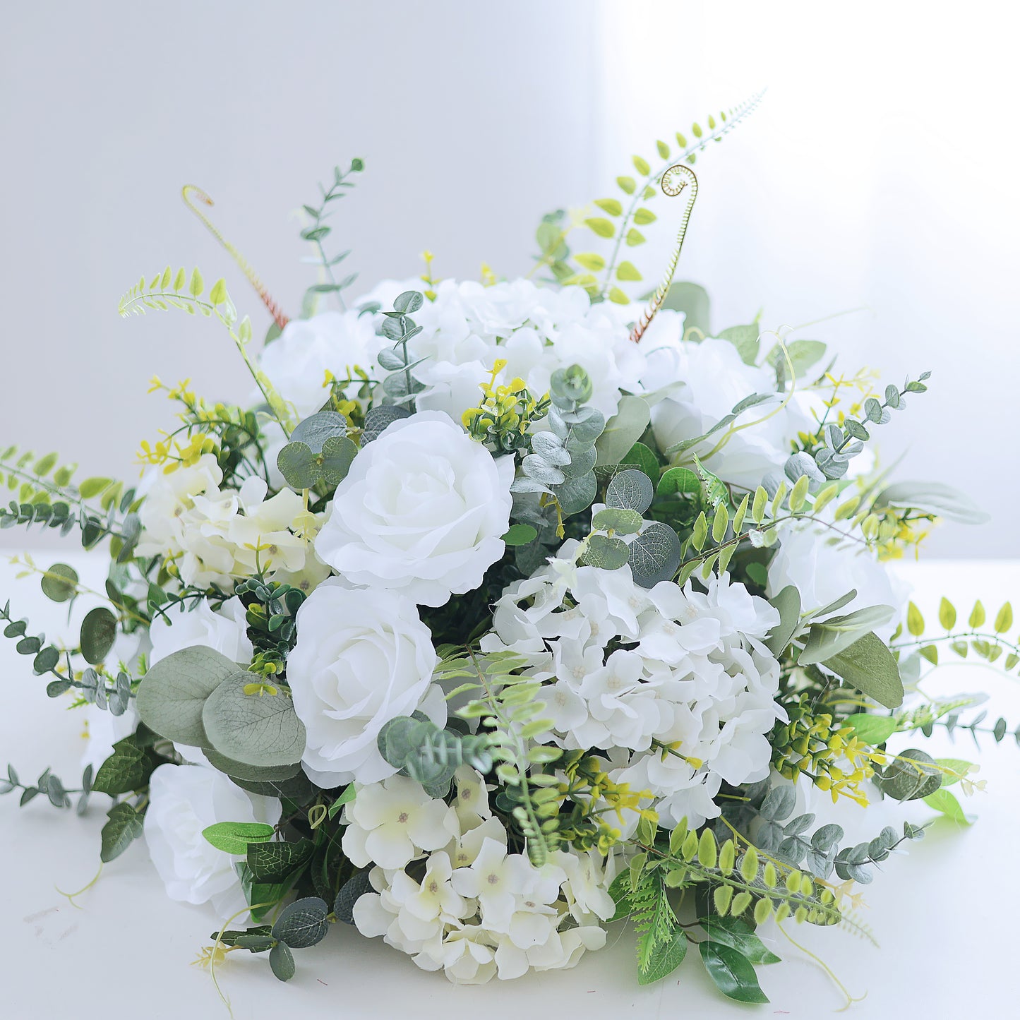 FL-008 Hot Sale Silk Flowers Ball Wedding Table Centerpieces Wholesale Artificial Rose Flower Ball for Wedding Event Decor