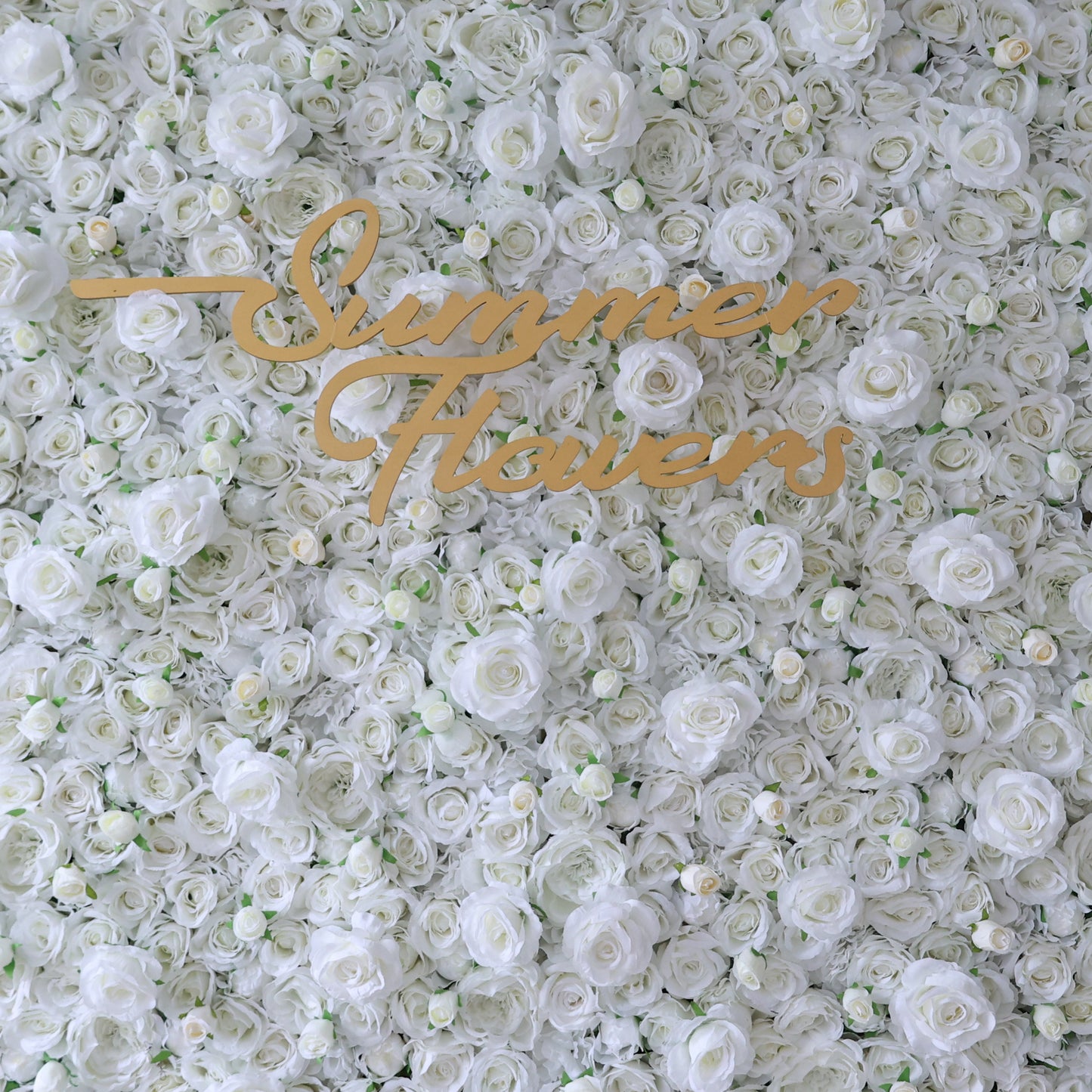 Summer Flower CB-396 8ft*8ft Cloth Back Artificial Flower Wall Roll up Fabric background