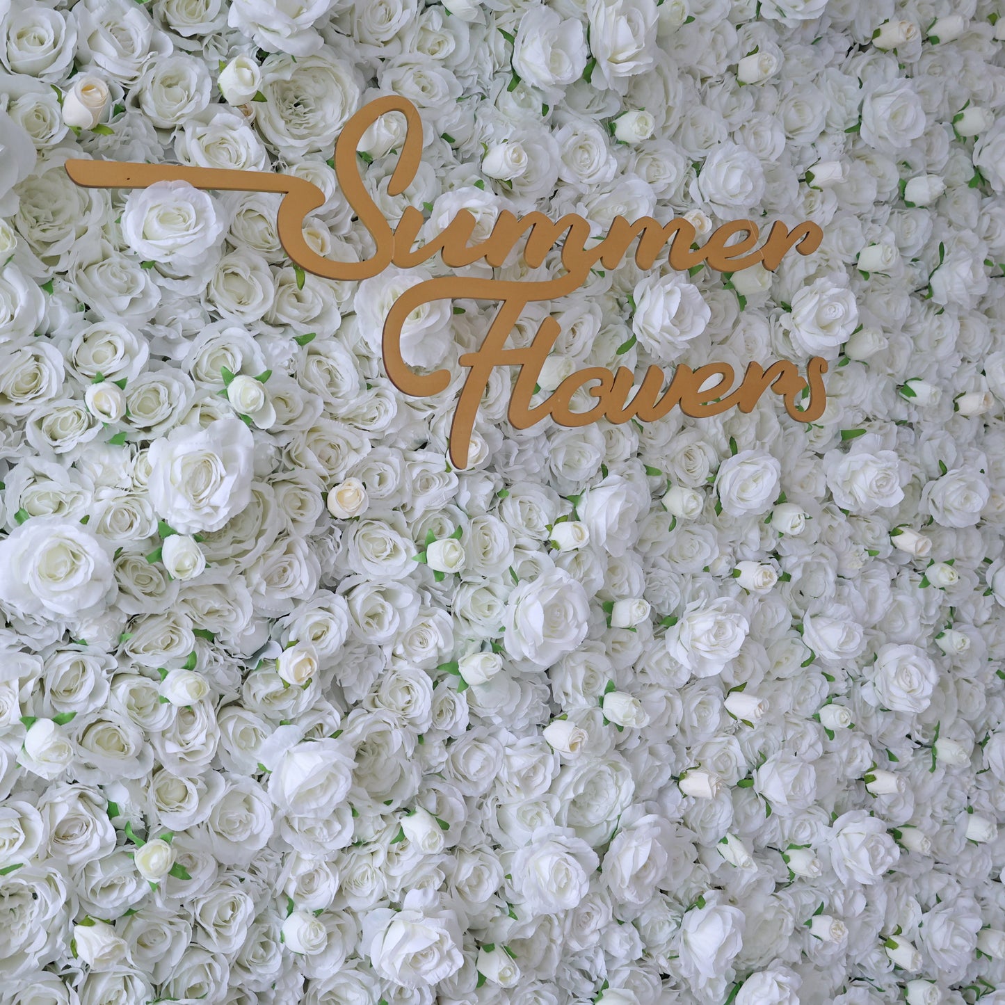 Summer Flower CB-396 8ft*8ft Cloth Back Artificial Flower Wall Roll up Fabric background