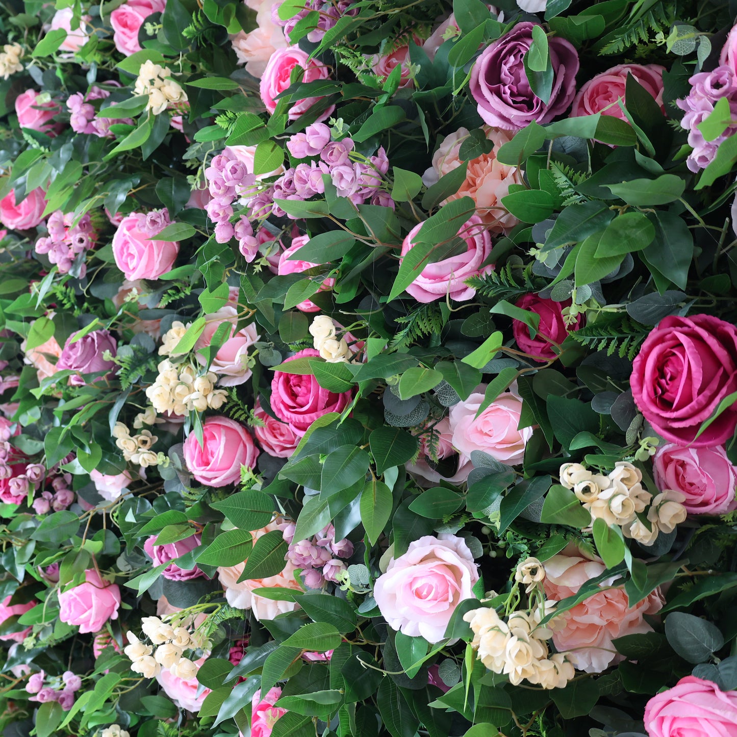 Summer Flower CB-399 8ft*8ft Cloth Back Artificial Flower Wall Roll up Fabric background