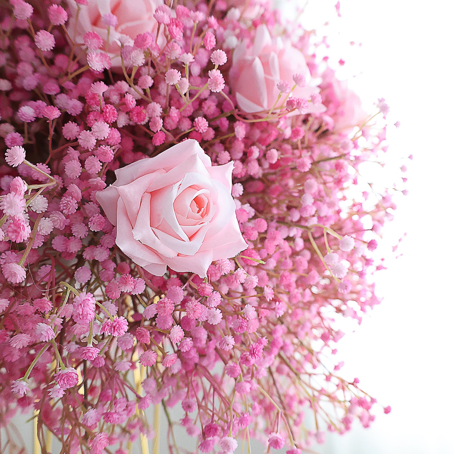 FL-040 Wedding Event Table Centerpiece Flower 40cm 50cm 60cm 70cm Wedding decoration flower ball red Wedding flower ball rose