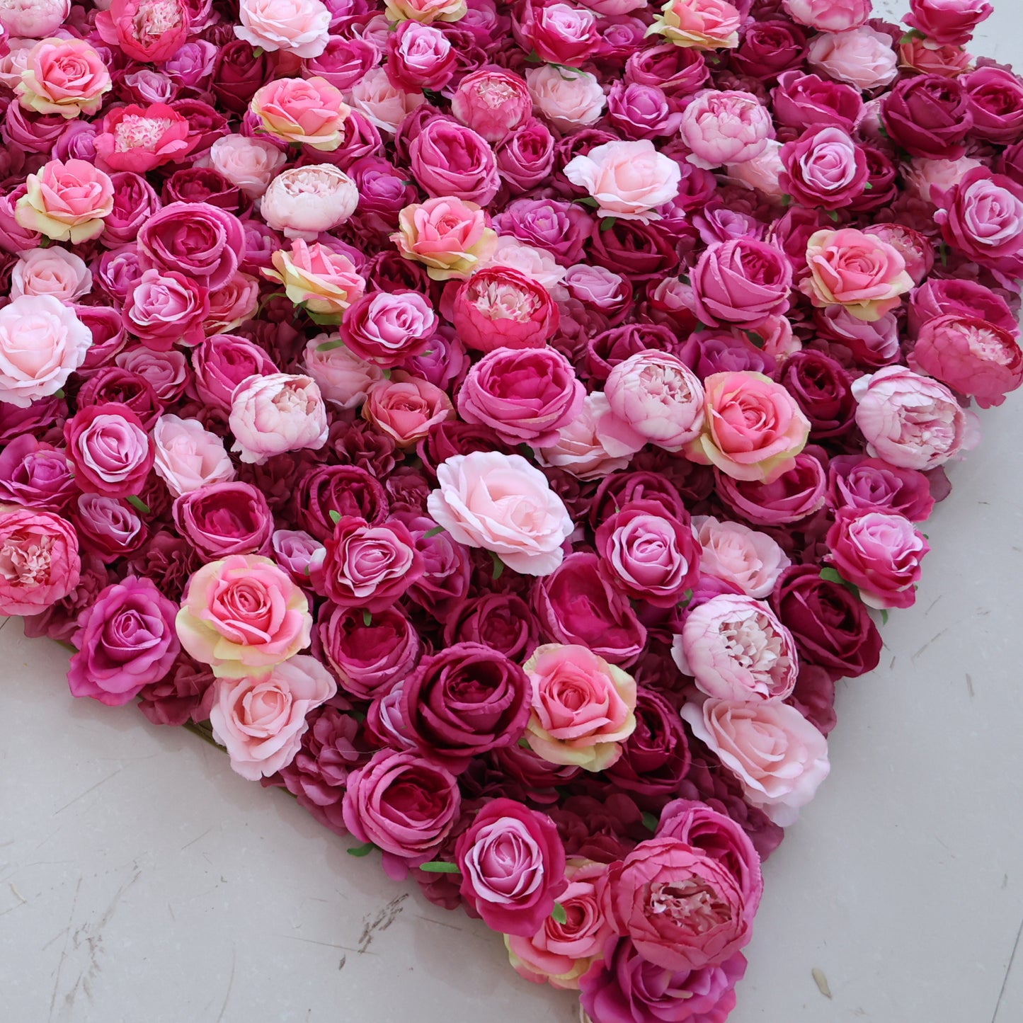 Summer Flower CB-403-2 8ft*8ft Cloth Back Artificial Flower Wall Roll up Fabric background
