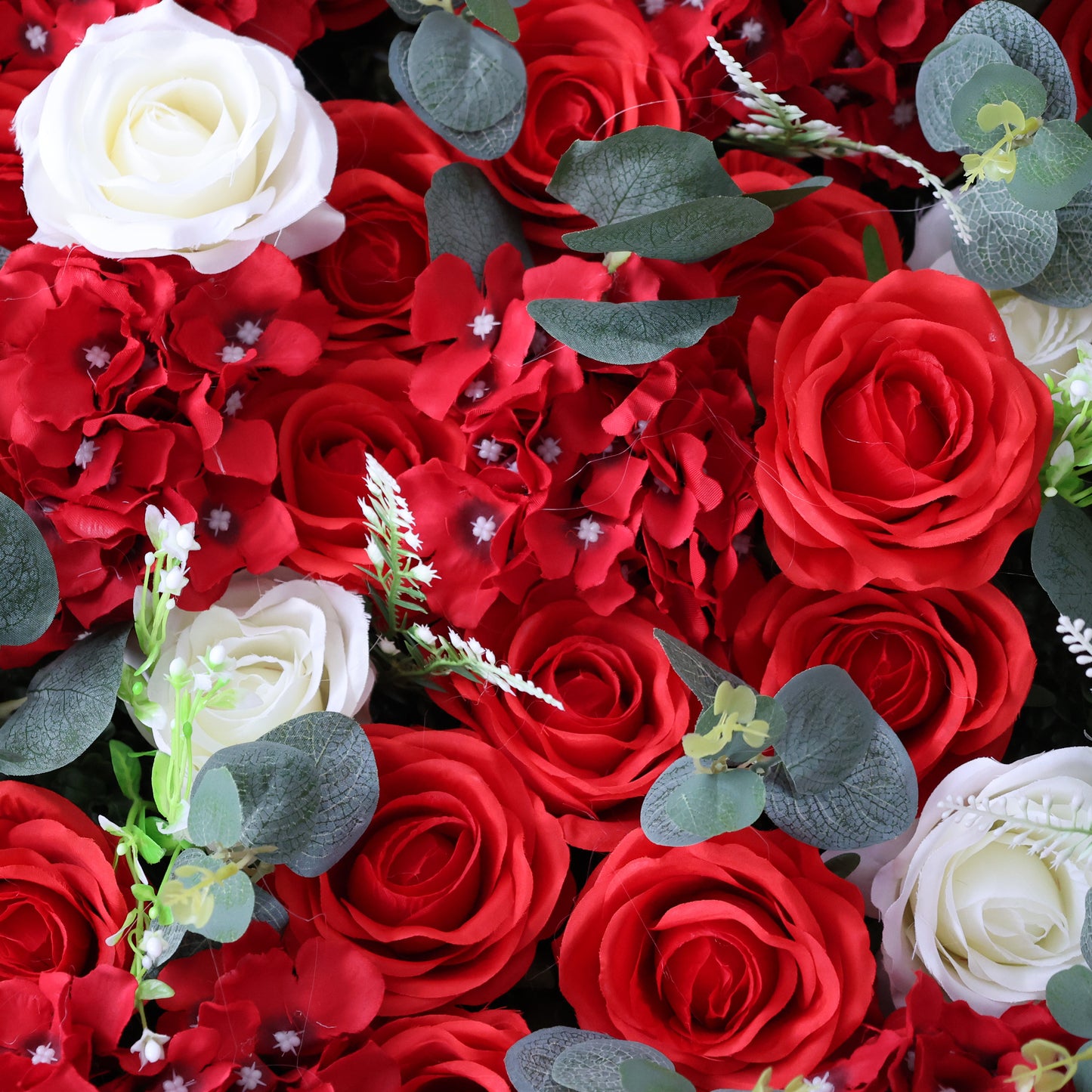 Summer Flower CB-406 8ft*8ft Cloth Back Artificial Flower Wall Roll up Fabric background