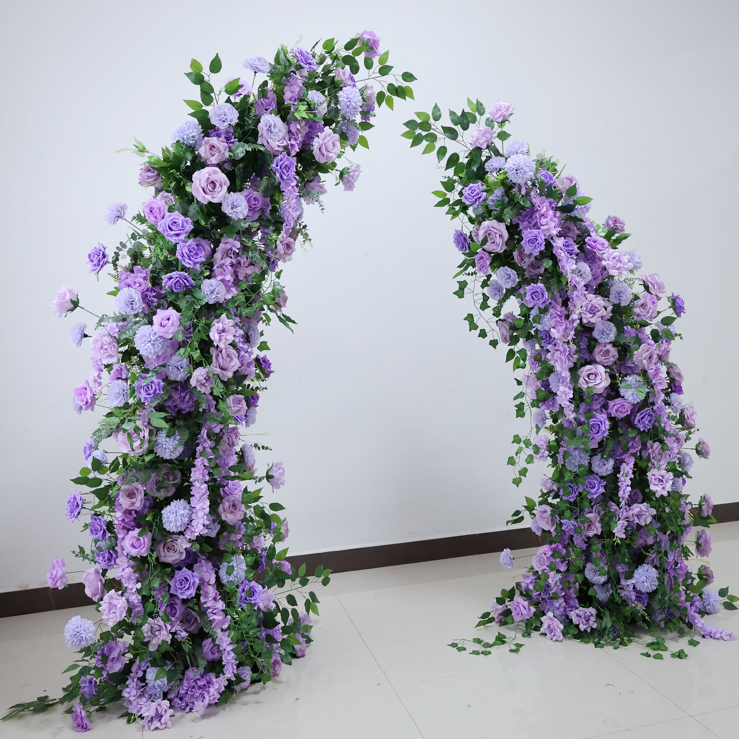 DF-027 Horn Arch Wedding Artificial Flower Floral Design Arch Flower Stand Parties Festivals Parties Birthday Decorations