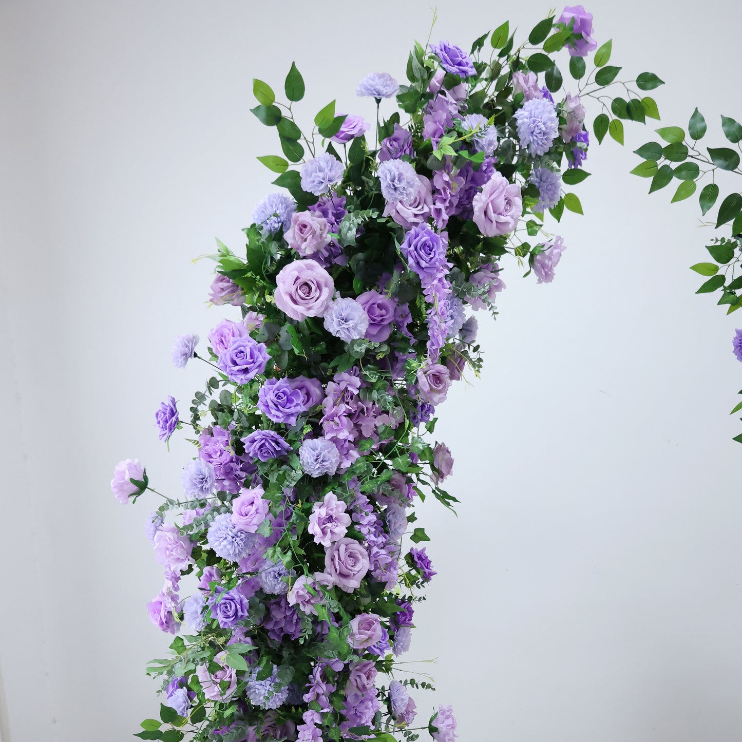 DF-027 Horn Arch Wedding Artificial Flower Floral Design Arch Flower Stand Parties Festivals Parties Birthday Decorations