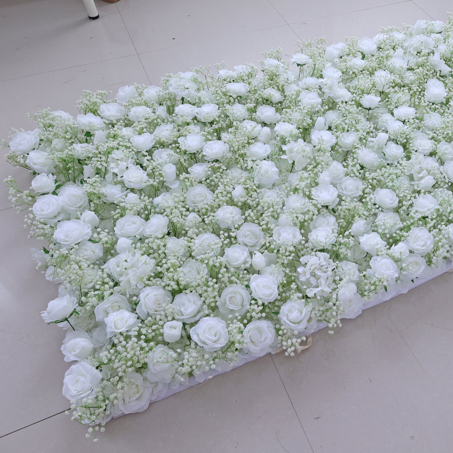 Summer Flower CB-480 8ft*8ft Cloth Back Artificial Flower Wall Roll up Fabric background