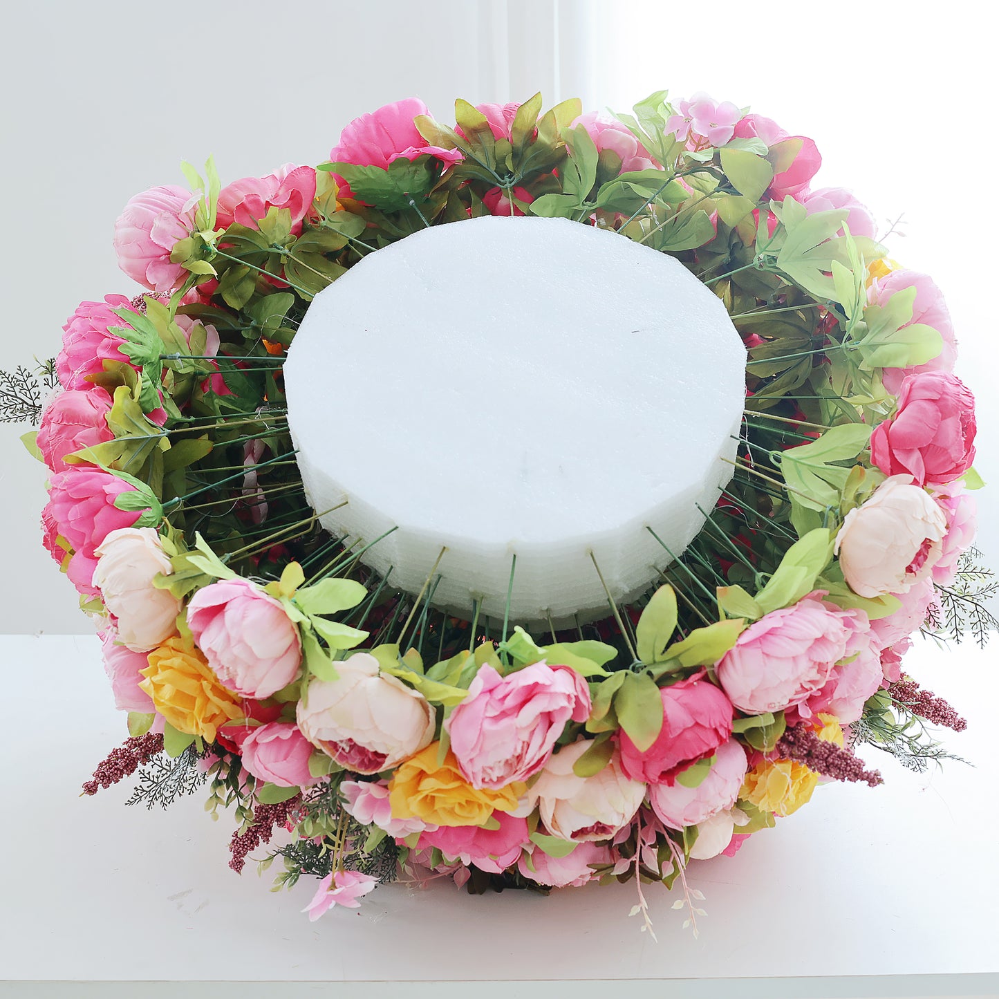 FL-014 Luxury Artificial flower centerpieces flower ball for wedding decoration