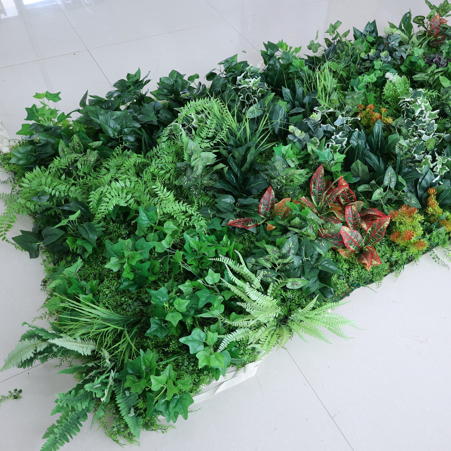 Summer Flower CB-426 8ft*8ft Cloth Back Artificial Flower Wall Roll up Fabric background