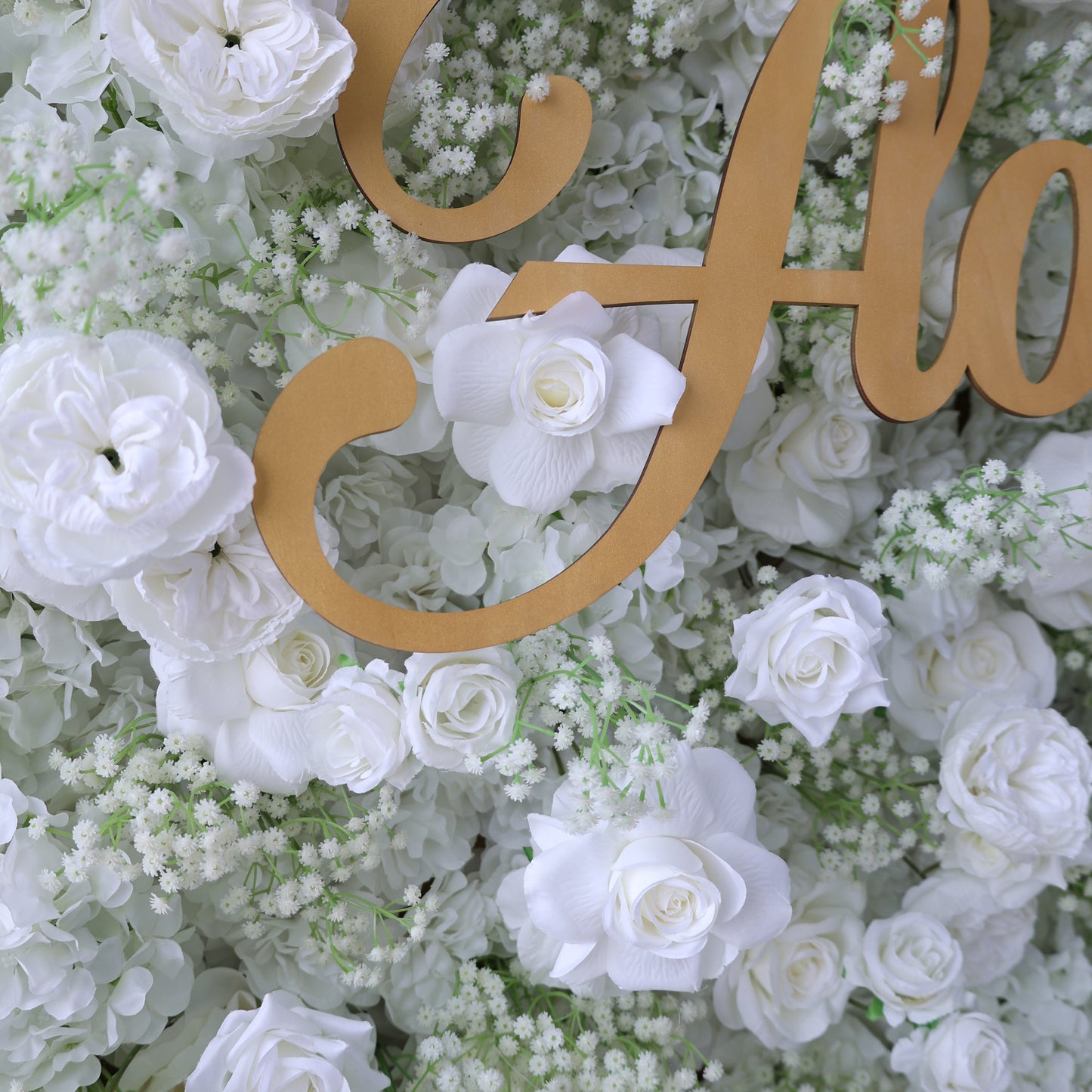 Summer Flower CB-419-2 8ft*8ft Cloth Back Artificial Flower Wall Roll up Fabric background