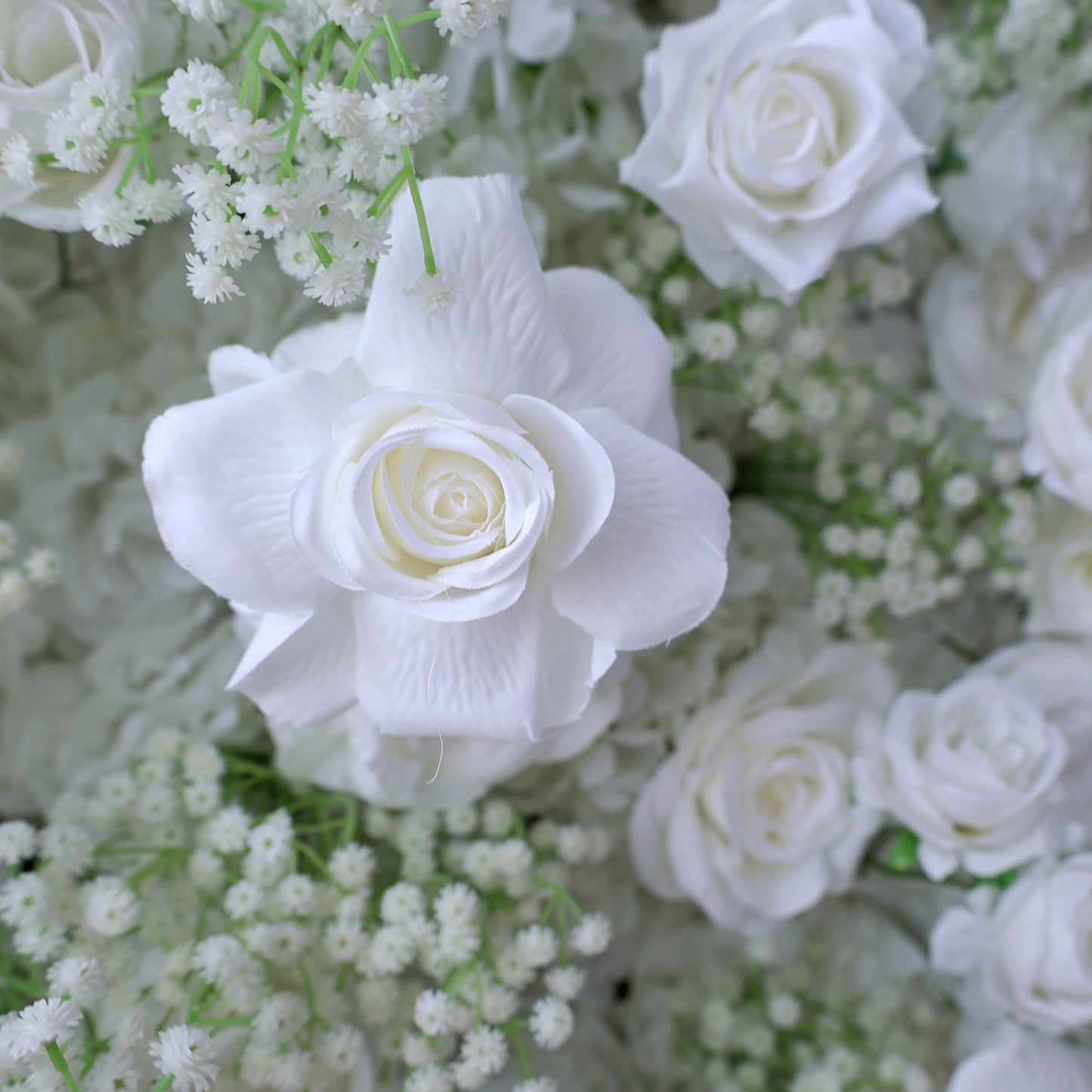 Summer Flower CB-419-2 8ft*8ft Cloth Back Artificial Flower Wall Roll up Fabric background