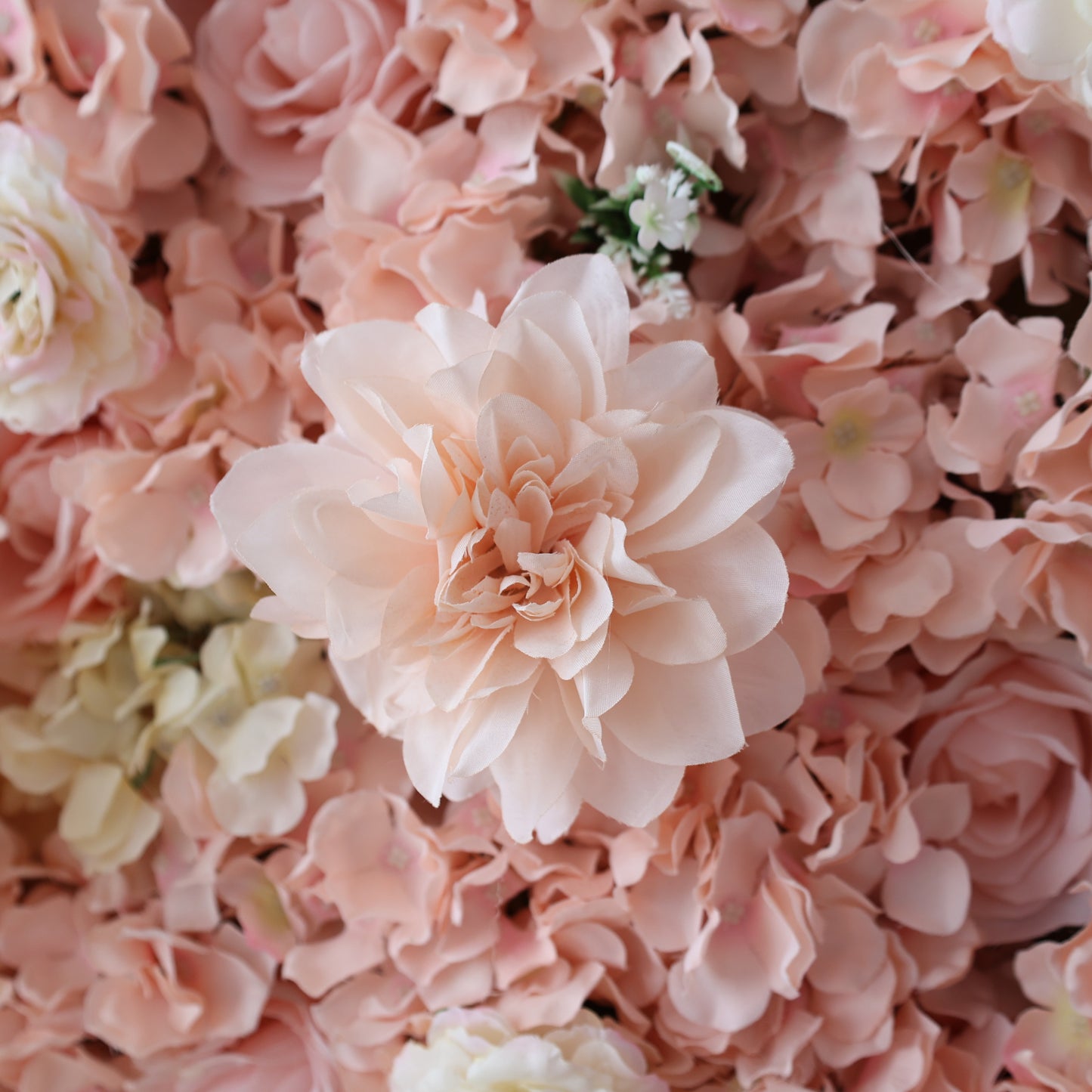 Summer Flower CB-332 8ft*8ft Cloth Back Artificial Flower Wall Roll up Fabric background