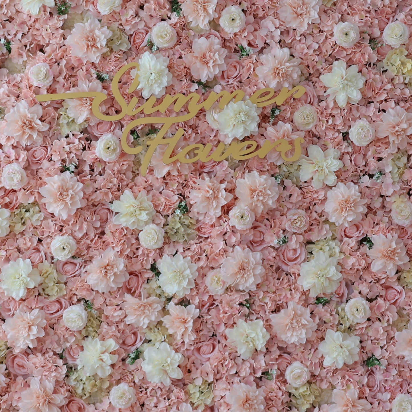 Summer Flower CB-332 8ft*8ft Cloth Back Artificial Flower Wall Roll up Fabric background