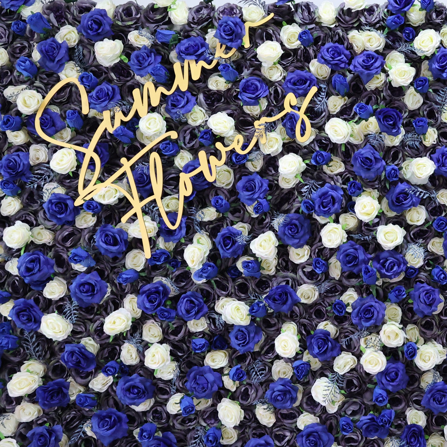 Summer Flower CB-433 8ft*8ft Cloth Back Artificial Flower Wall Roll up Fabric background