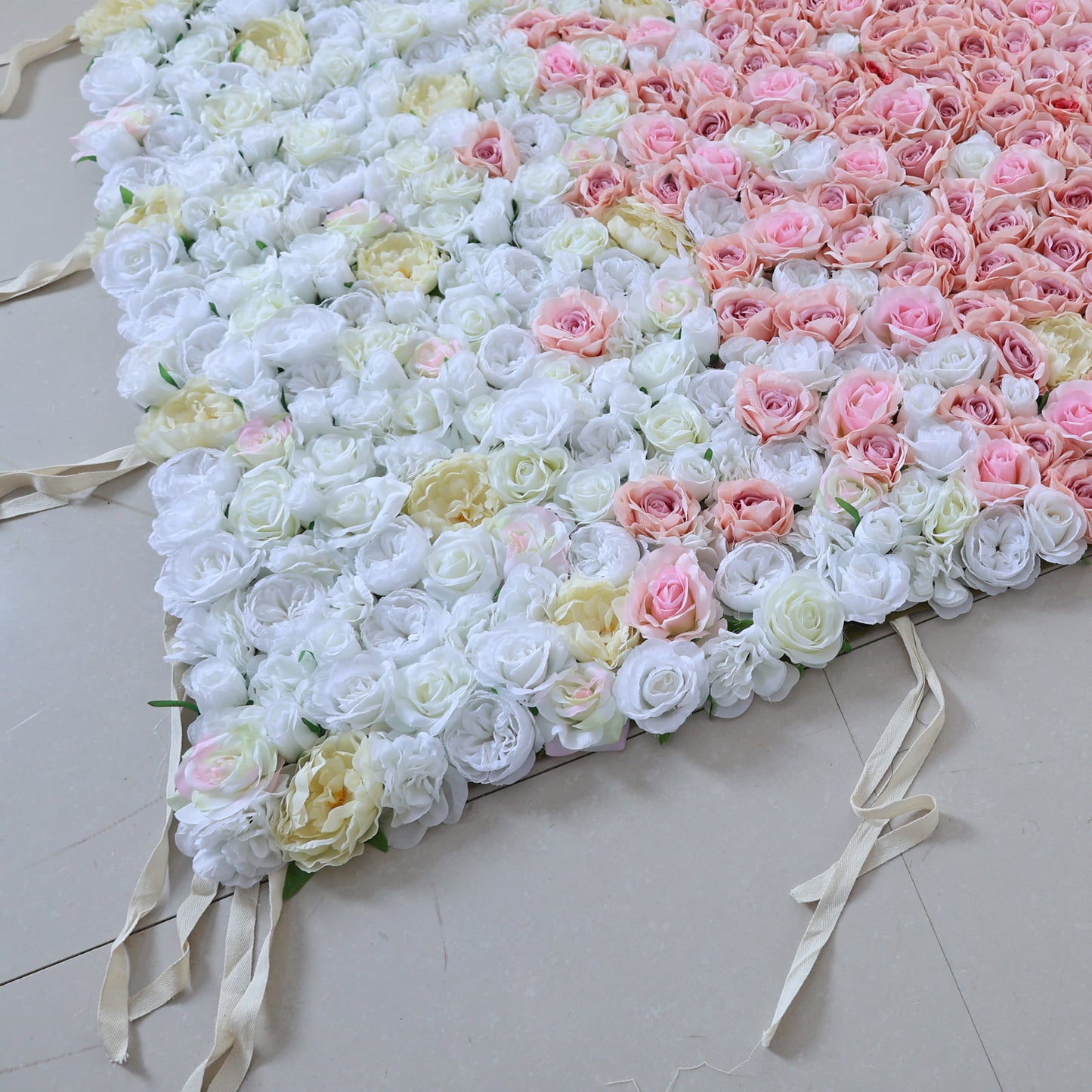 Summer Flower CB-440 8ft*8ft Cloth Back Artificial Flower Wall Roll up Fabric background