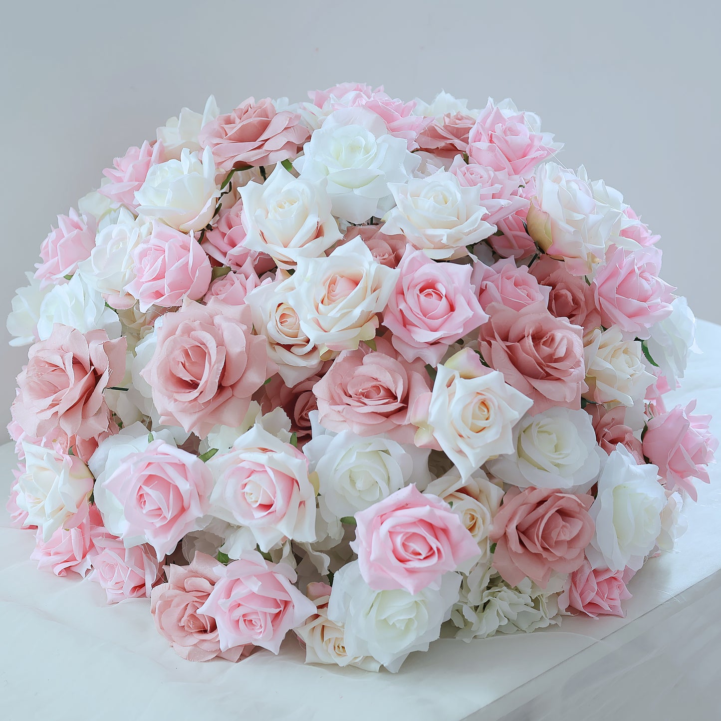 FL-074 Wedding Decoration Supplies Flower Artificial Balls Flowers Silk Rose Artificial Flower Ball