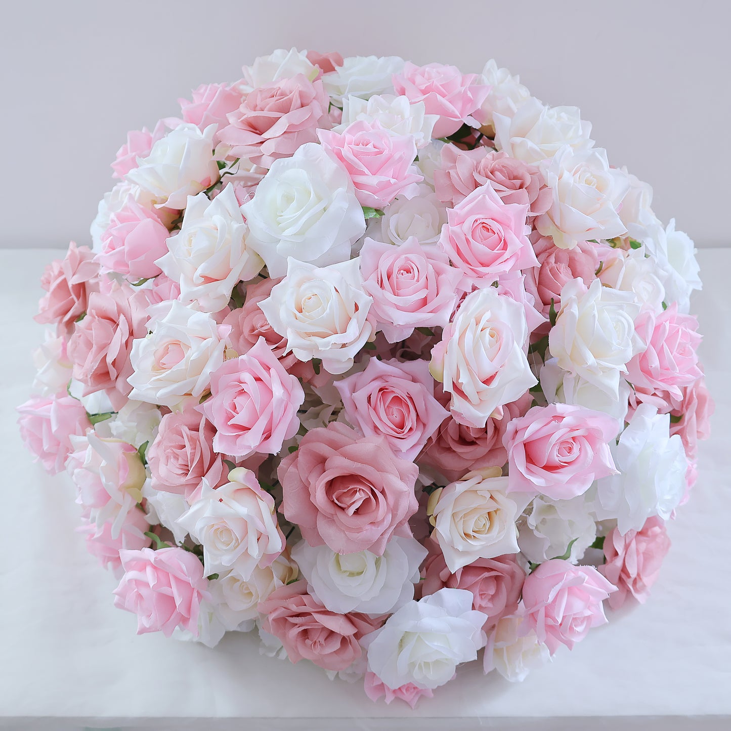 FL-074 Wedding Decoration Supplies Flower Artificial Balls Flowers Silk Rose Artificial Flower Ball