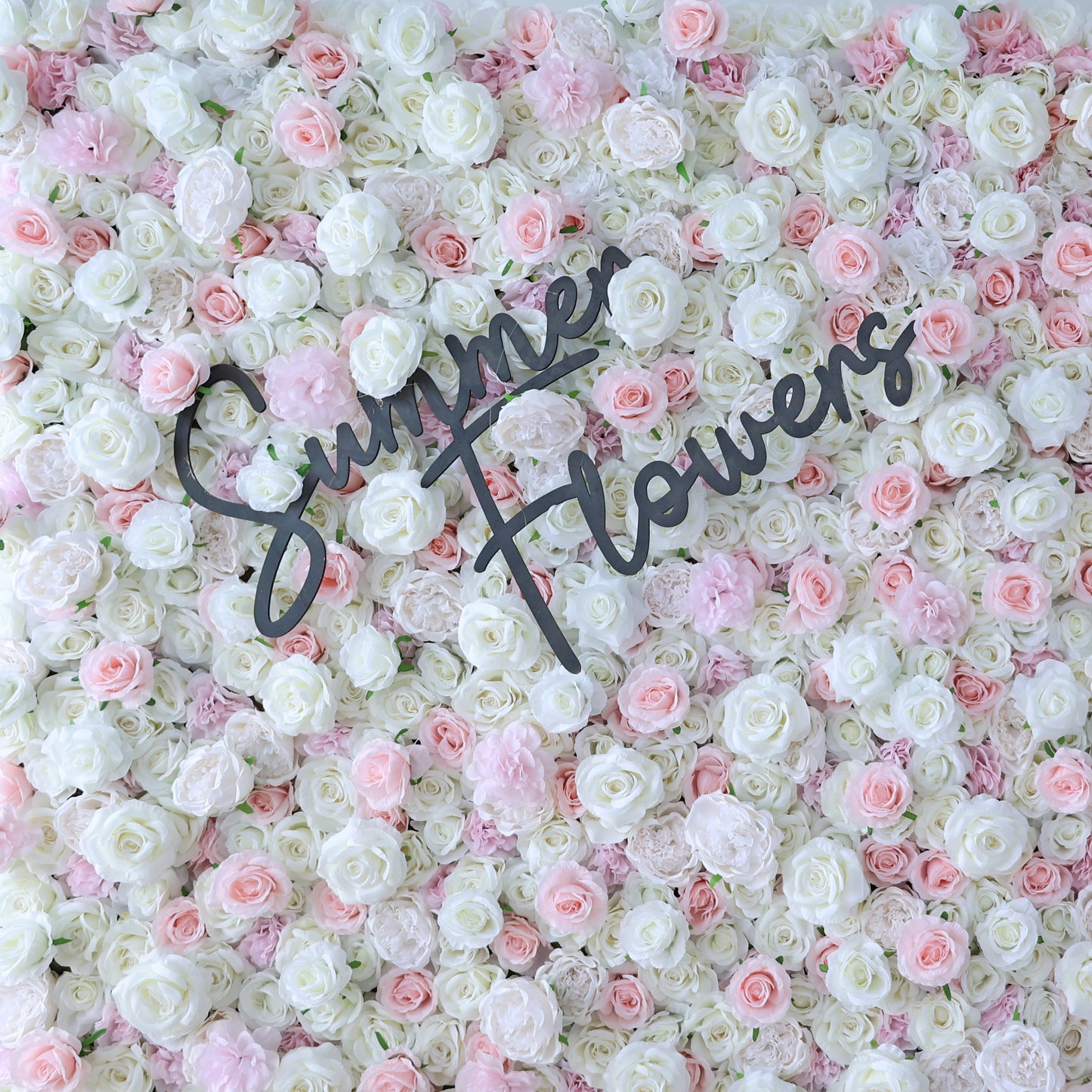 Summer Flower CB-441 8ft*8ft Cloth Back Artificial Flower Wall Roll up Fabric background