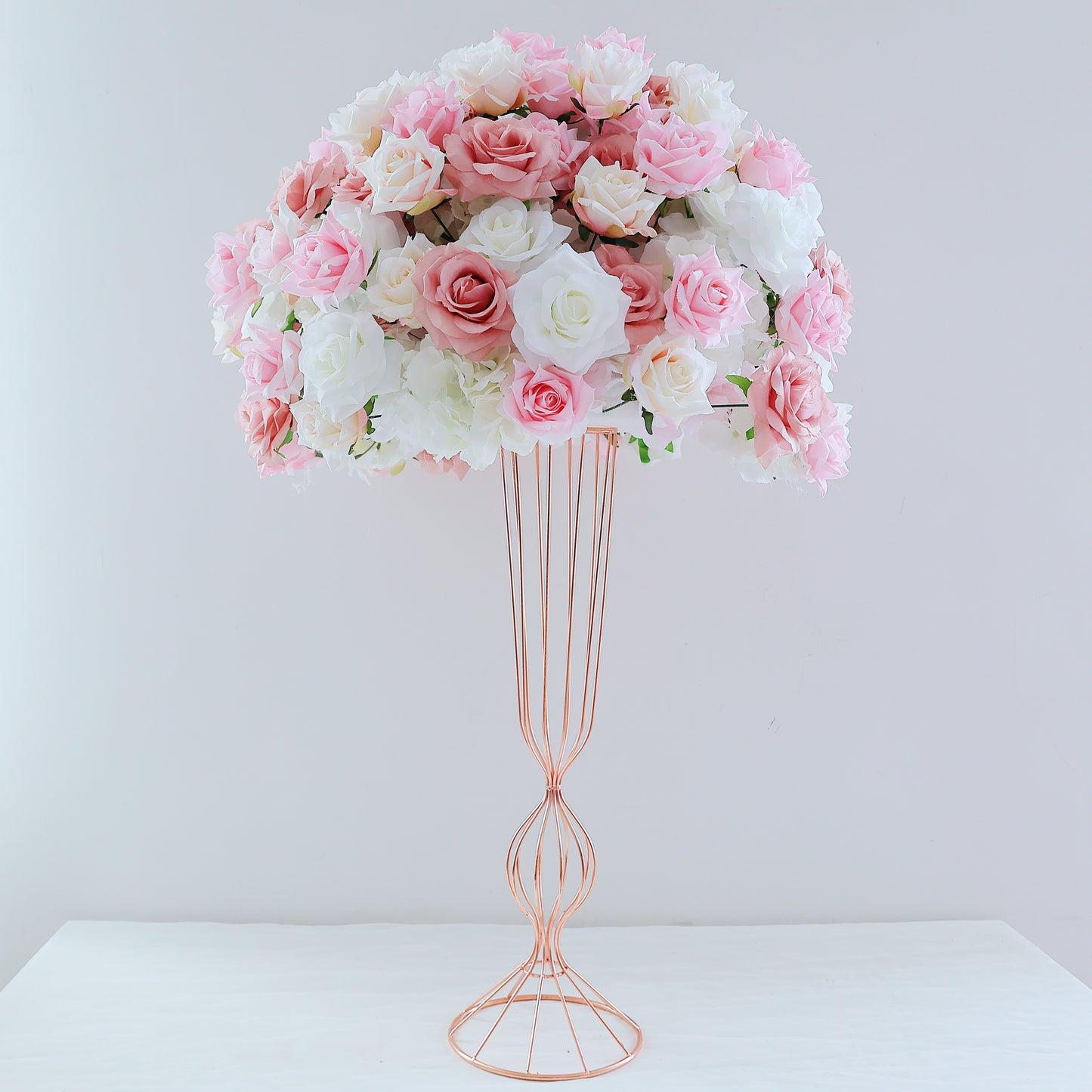 FL-074 Wedding Decoration Supplies Flower Artificial Balls Flowers Silk Rose Artificial Flower Ball
