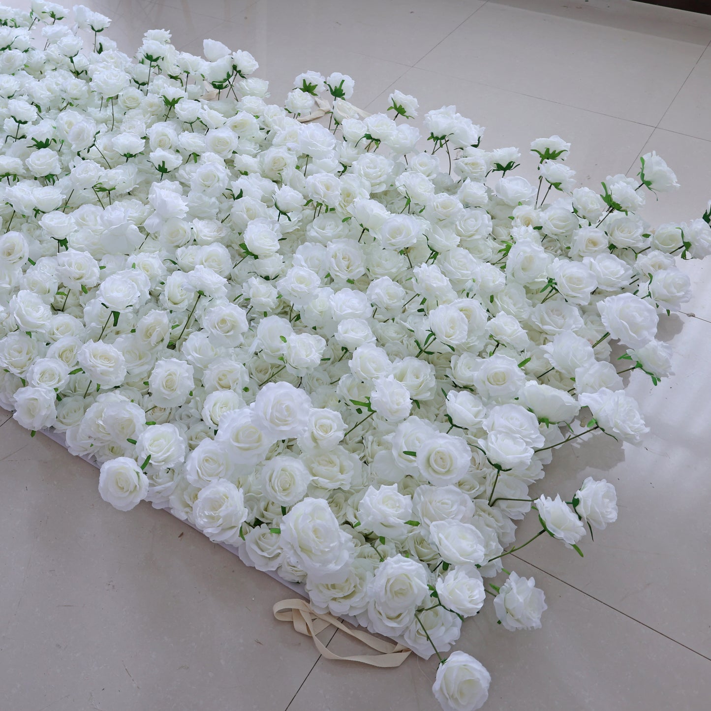 Summer Flower CB-404-2 8ft*8ft Cloth Back Artificial Flower Wall Roll up Fabric background