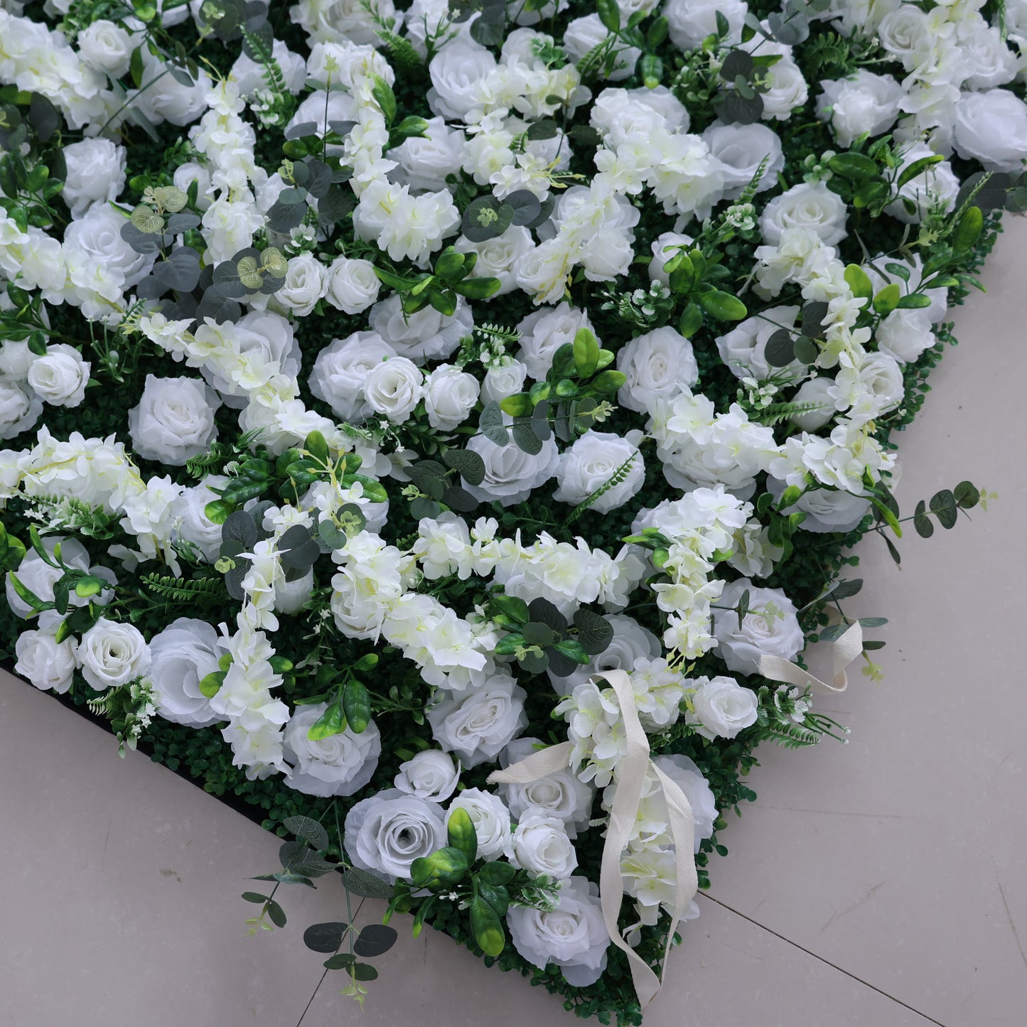Summer Flower CB-391-3 8ft*8ft Cloth Back Artificial Flower Wall Roll up Fabric background