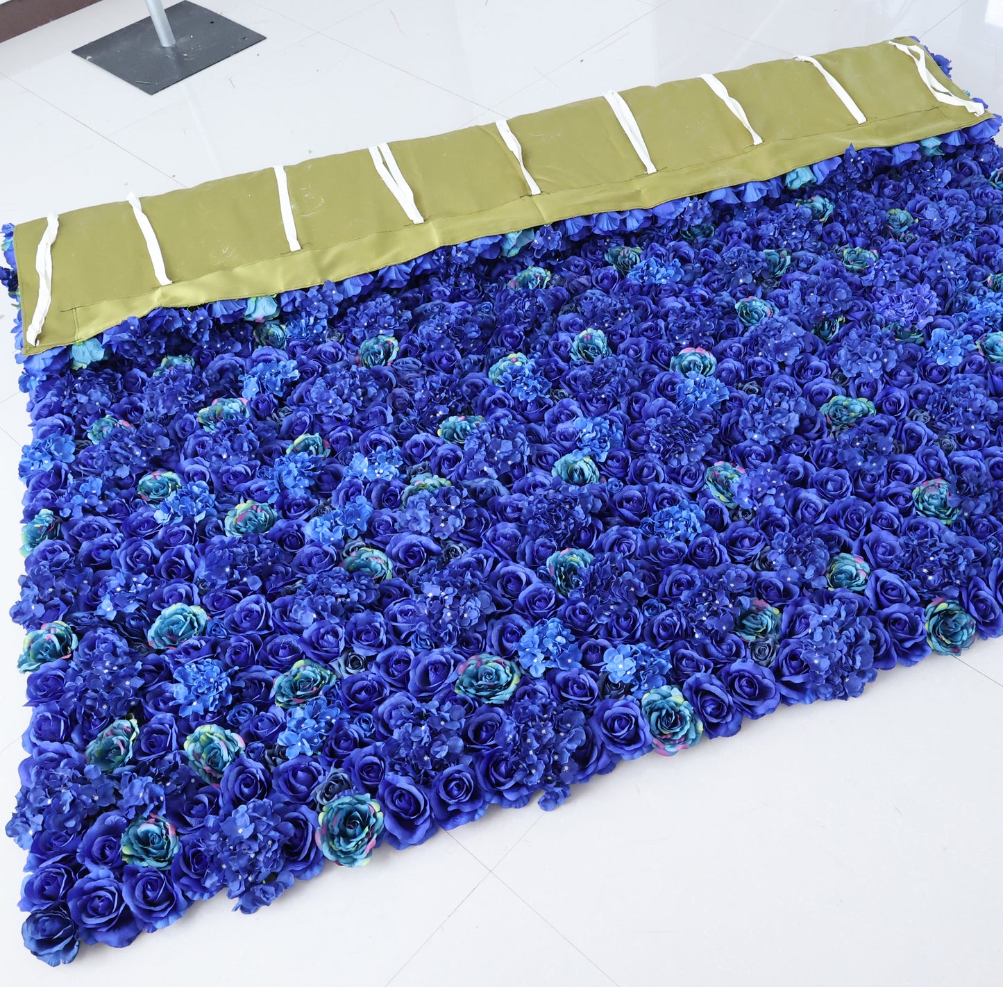 Summer Flower CB-493 8ft*8ft Cloth Back Artificial Flower Wall Roll up Fabric background