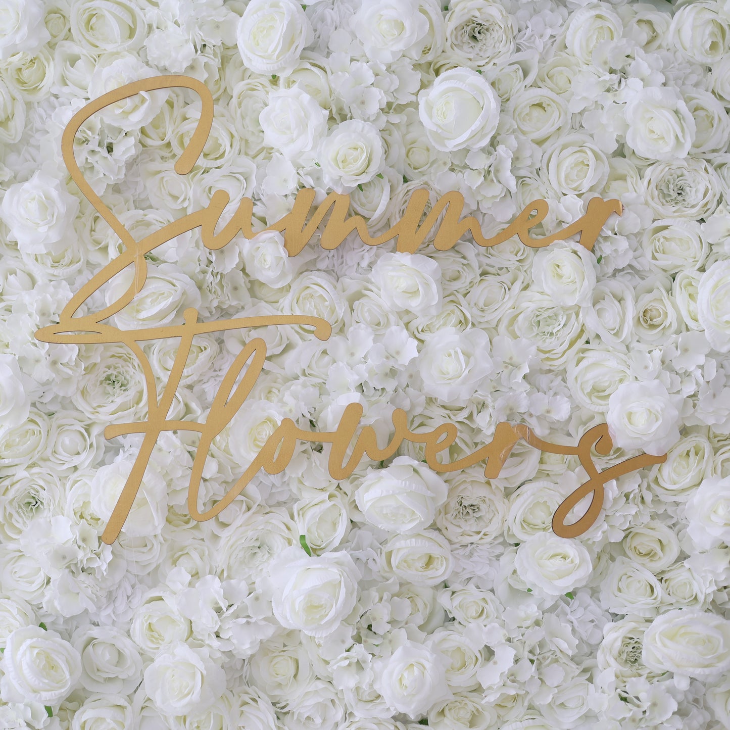 Summer Flower:CB-051 8ft*8ft Cloth Back Roll up Fabric background Artificial Flower Wall Backdrop