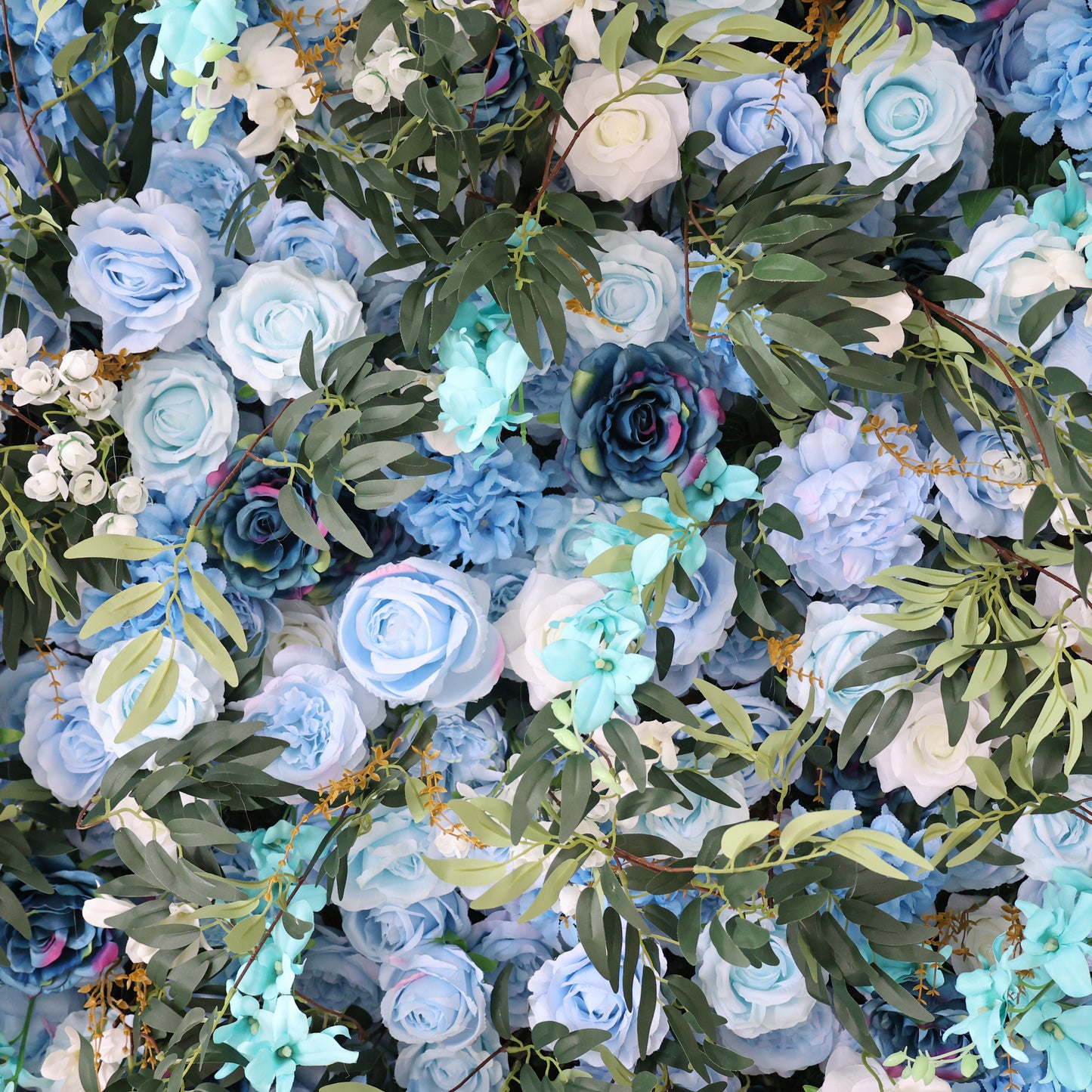 Summer Flower CB-389-2 8ft*8ft Cloth Back Artificial Flower Wall Roll up Fabric background