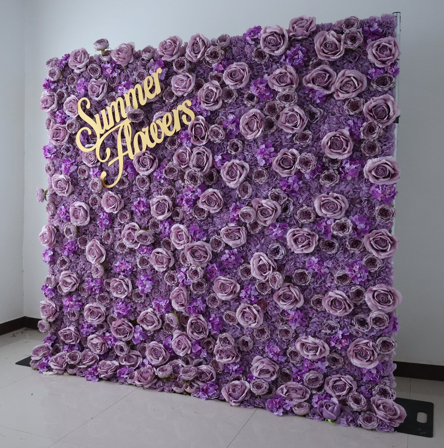 Summer Flower CB-432 8ft*8ft Cloth Back Artificial Flower Wall Roll up Fabric background
