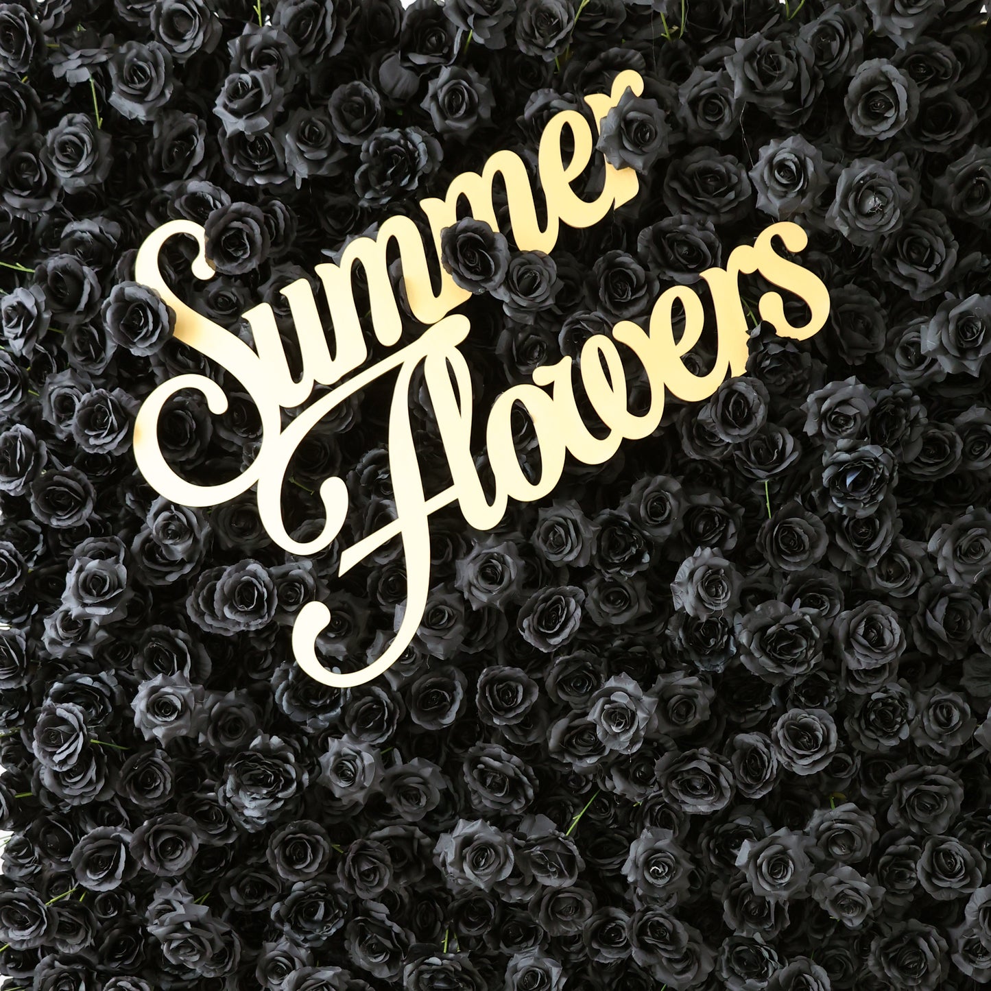 Summer Flower CB-404-3 8ft*8ft Cloth Back Artificial Flower Wall Roll up Fabric background