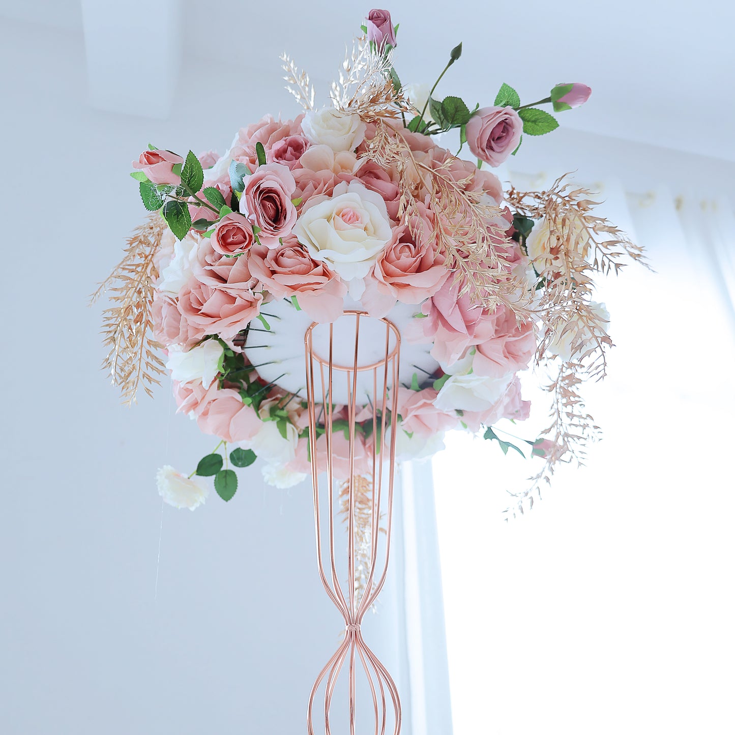 FL-060 Rose Ball flower ball wedding decoration rose centerpieces for wedding table flower arrangement wedding table centerpieces