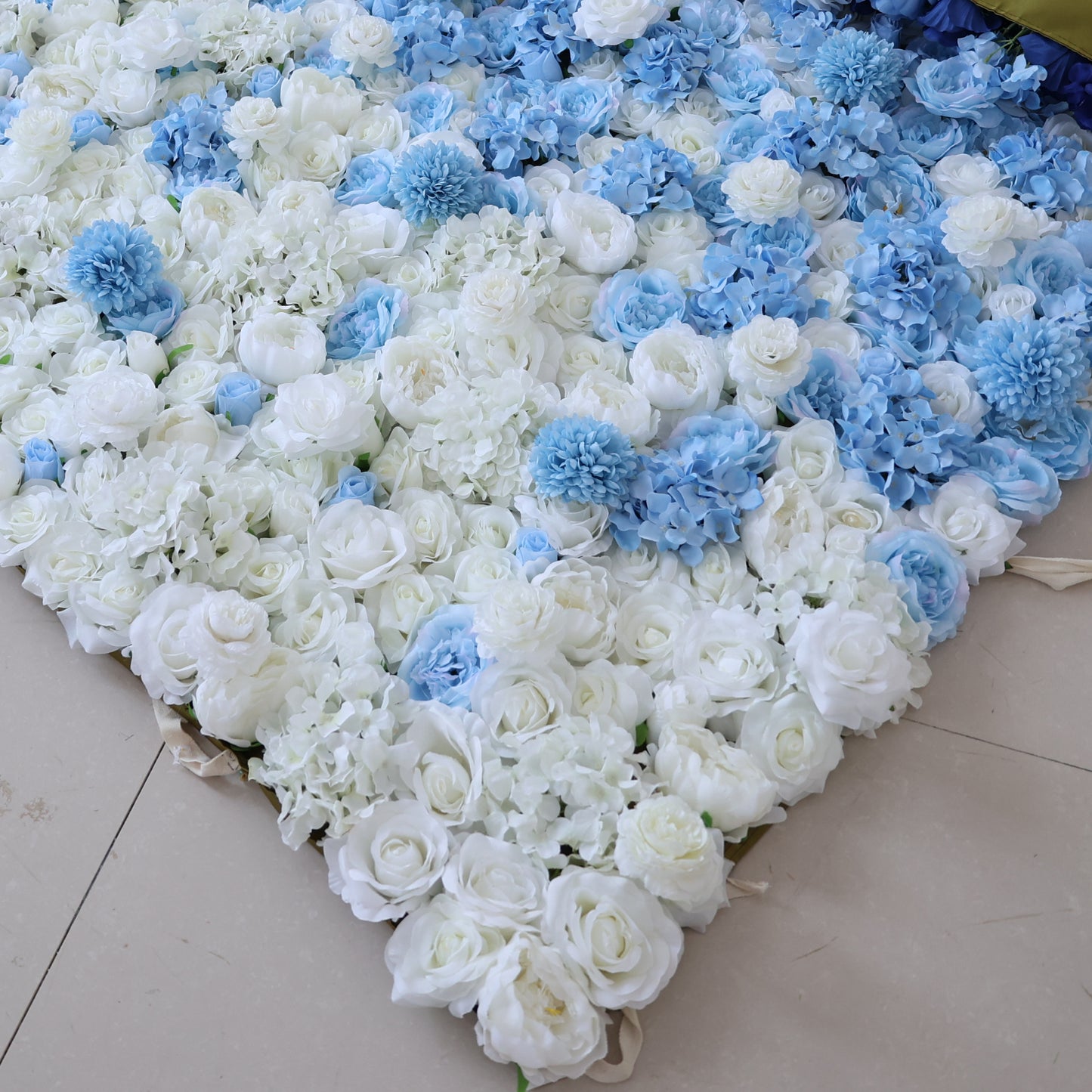 Summer Flower CB-425 8ft*8ft Cloth Back Artificial Flower Wall Roll up Fabric background