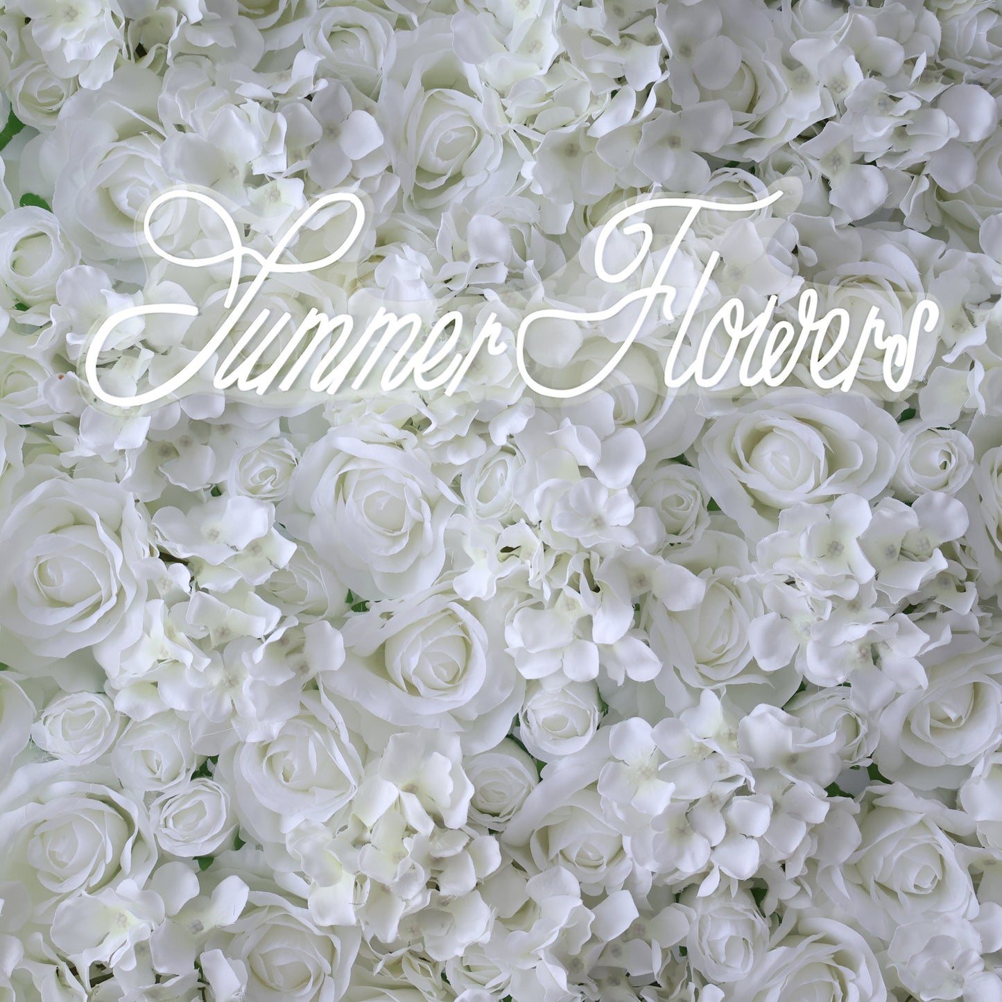 Summer Flower CB-326 8ft*8ft Cloth Back Artificial Flower Wall Roll up Fabric background
