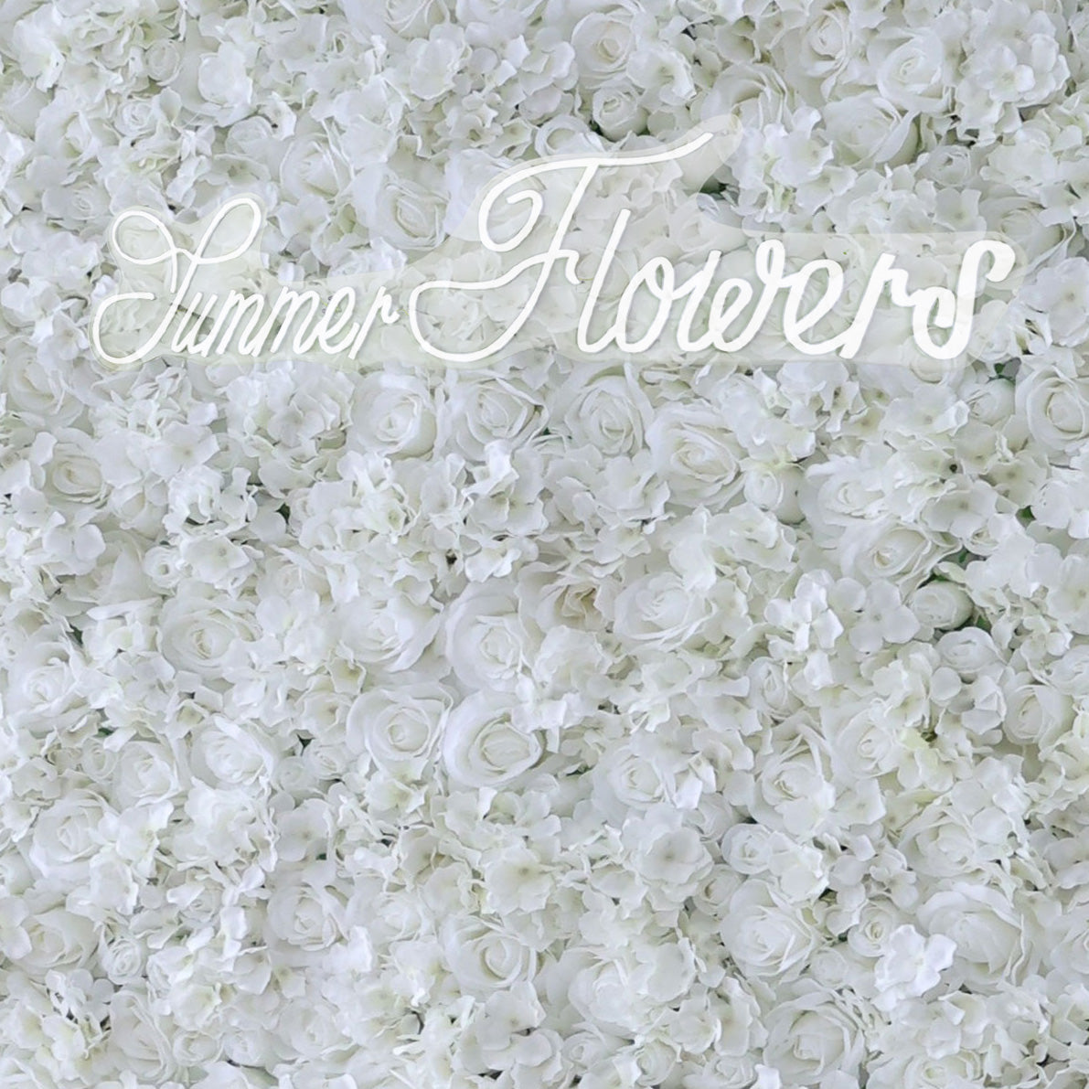 Summer Flower CB-326 8ft*8ft Cloth Back Artificial Flower Wall Roll up Fabric background