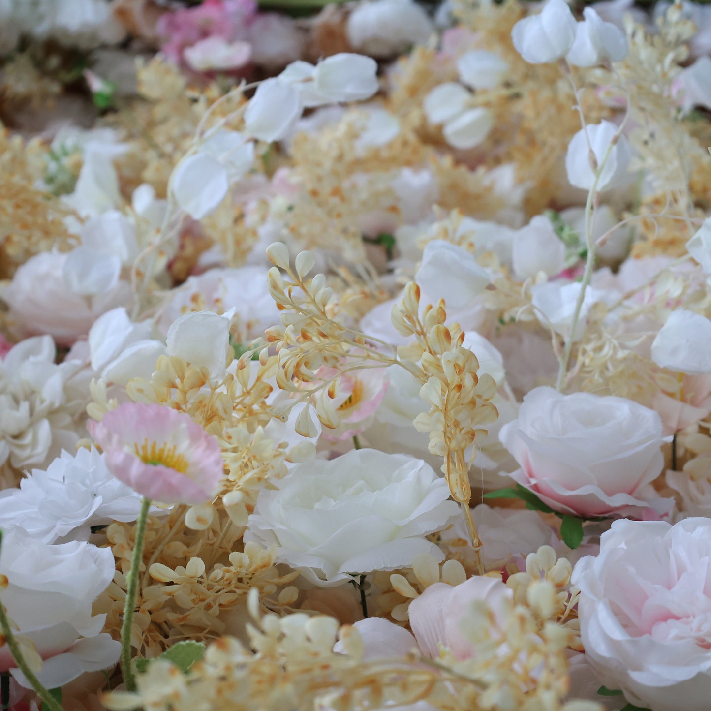 Summer Flower CB-331 8ft*8ft Cloth Back Artificial Flower Wall Roll up Fabric background