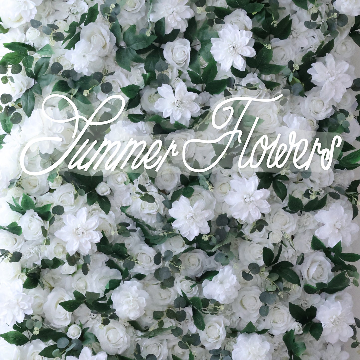 Summer Flower CB-333 8ft*8ft Cloth Back Artificial Flower Wall Roll up Fabric background