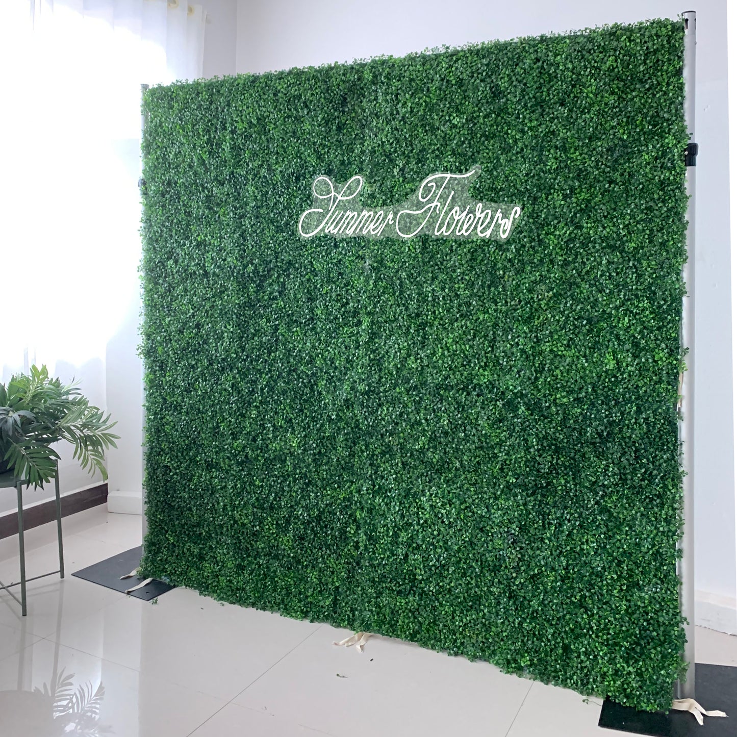 Summer Flower CB-086 8ft*8ft Cloth Back Artificial Flower Wall Roll up Fabric background