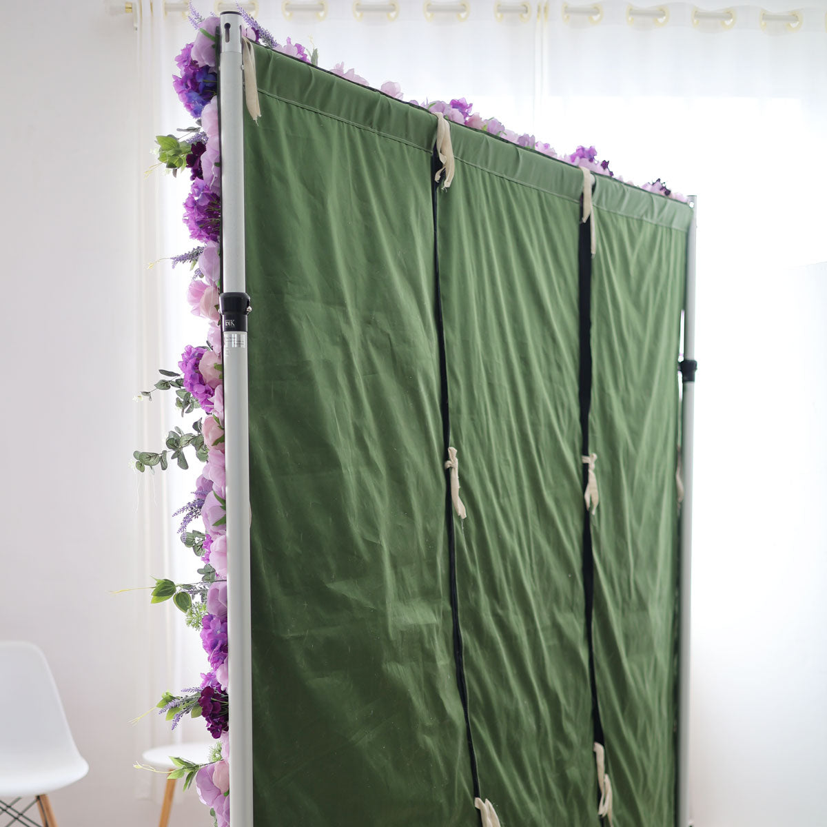 Summer Flower:CB-192 8ft*8ft Cloth Back Artificial Flower Wall Backdrop