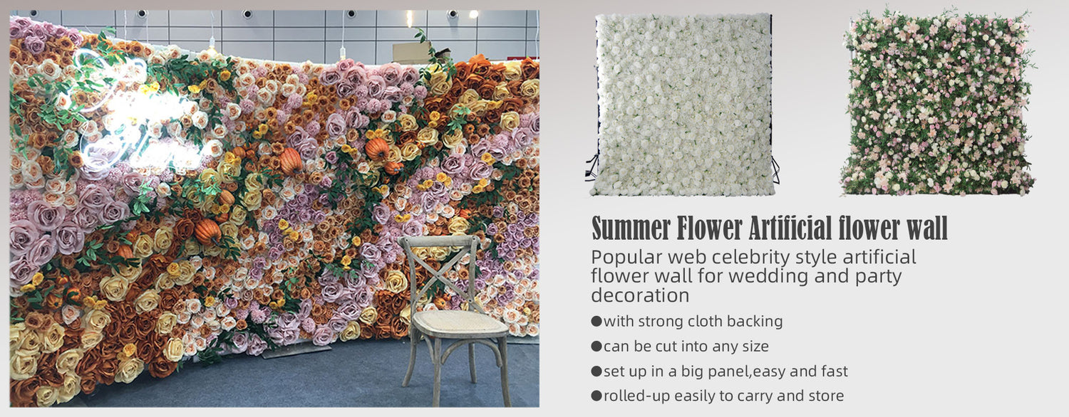 Summer FLOWER Artificial flower wall