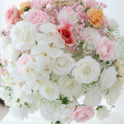 FL-057 Rose Flower Ball For Wedding Romantic Decorative Artificial Flower Centerpiece Decoration Wedding Decor