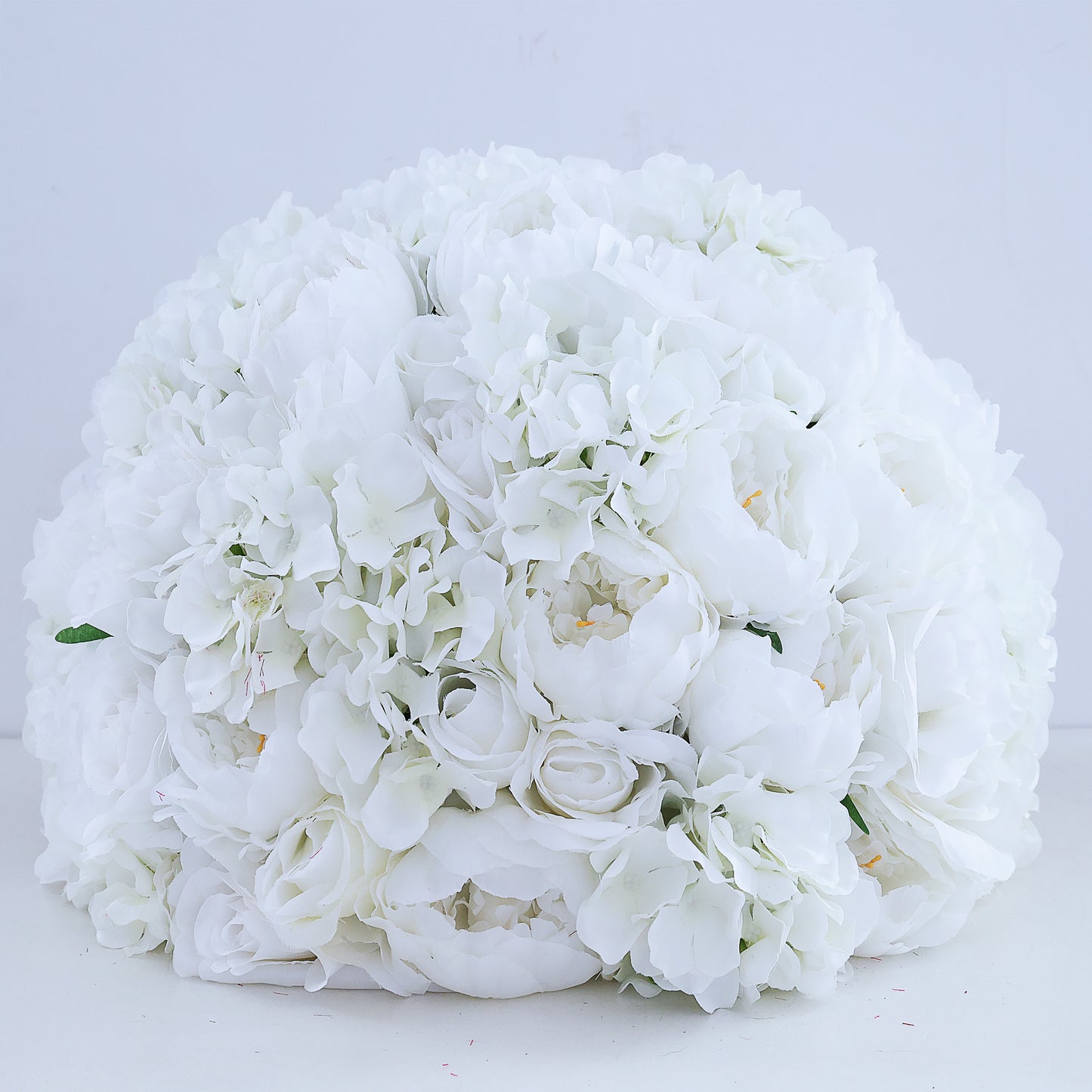 FL-122-1 High Quality Custom White Rose Flower Ball Wedding Table Decoration Wholesale