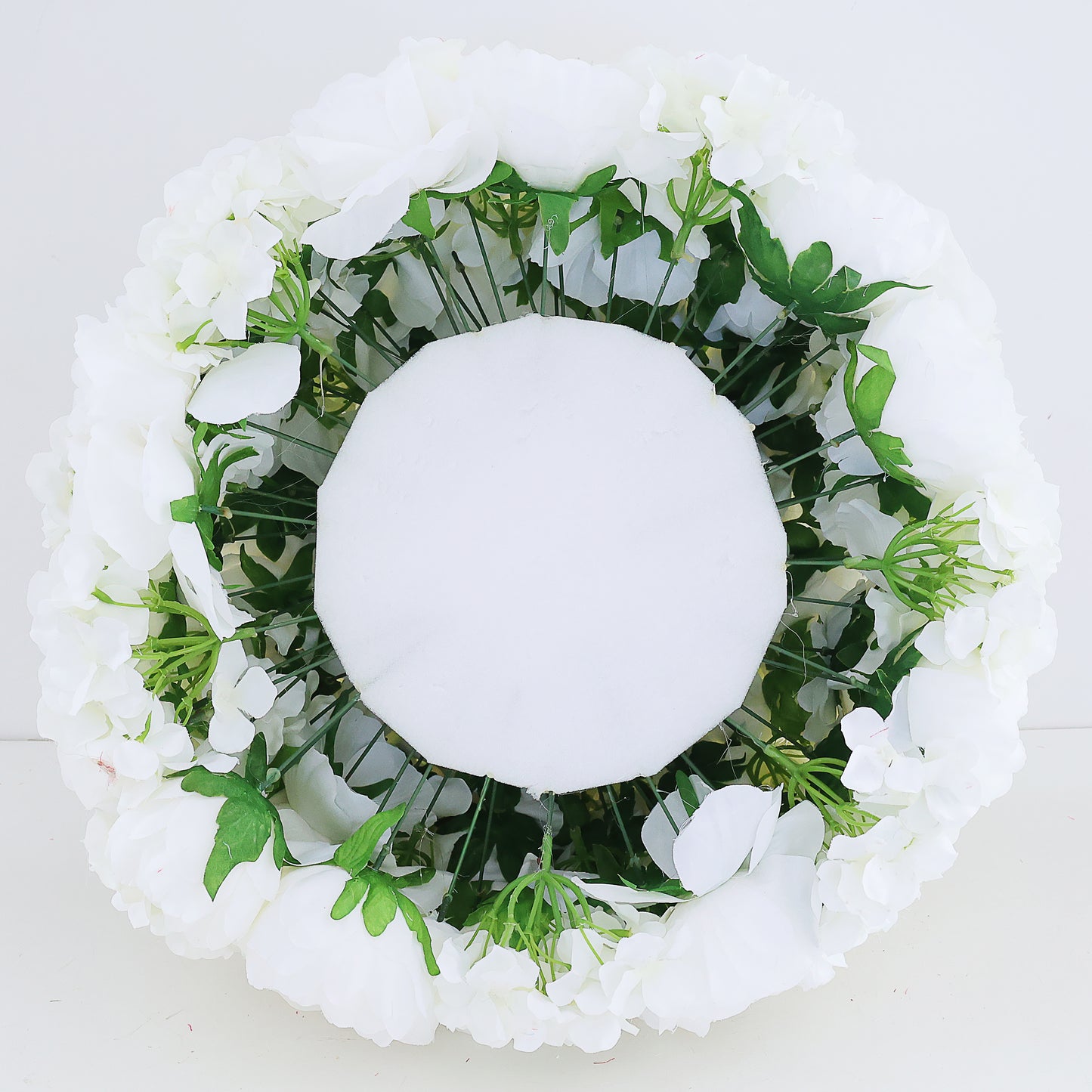 FL-122-1 High Quality Custom White Rose Flower Ball Wedding Table Decoration Wholesale