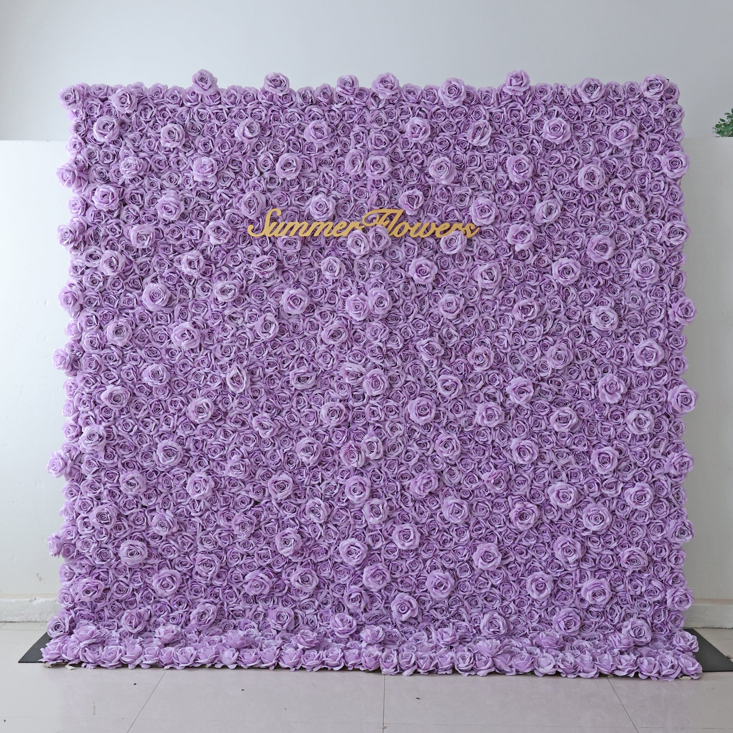 Summer Flower CB-354 8ft*8ft Cloth Back Artificial Flower Wall Roll up Fabric background