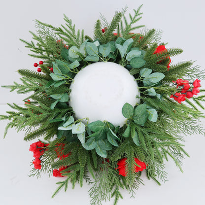 FL-125 Christmas pine 50cm 60cm 70cm arrangement Artificial Wedding Flower Ball Centerpieces for Wedding Decoration