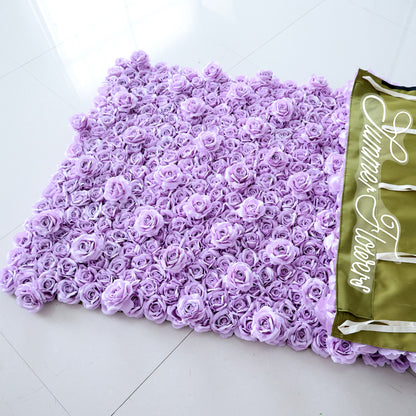 Summer Flower CB-354 8ft*8ft Cloth Back Artificial Flower Wall Roll up Fabric background