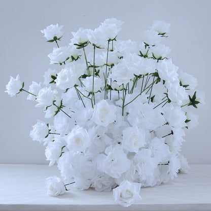 FL-096 Factory Price Flowers Rose Wedding Decoration Table Centerpieces Artificial Flower Ball