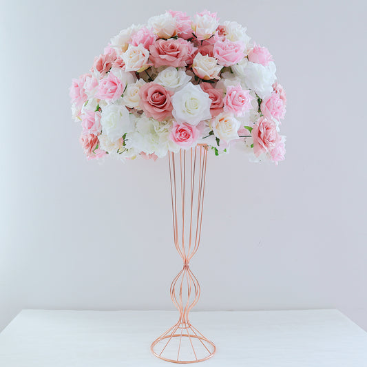 FL-074 Wedding Decoration Supplies Flower Artificial Balls Flowers Silk Rose Artificial Flower Ball