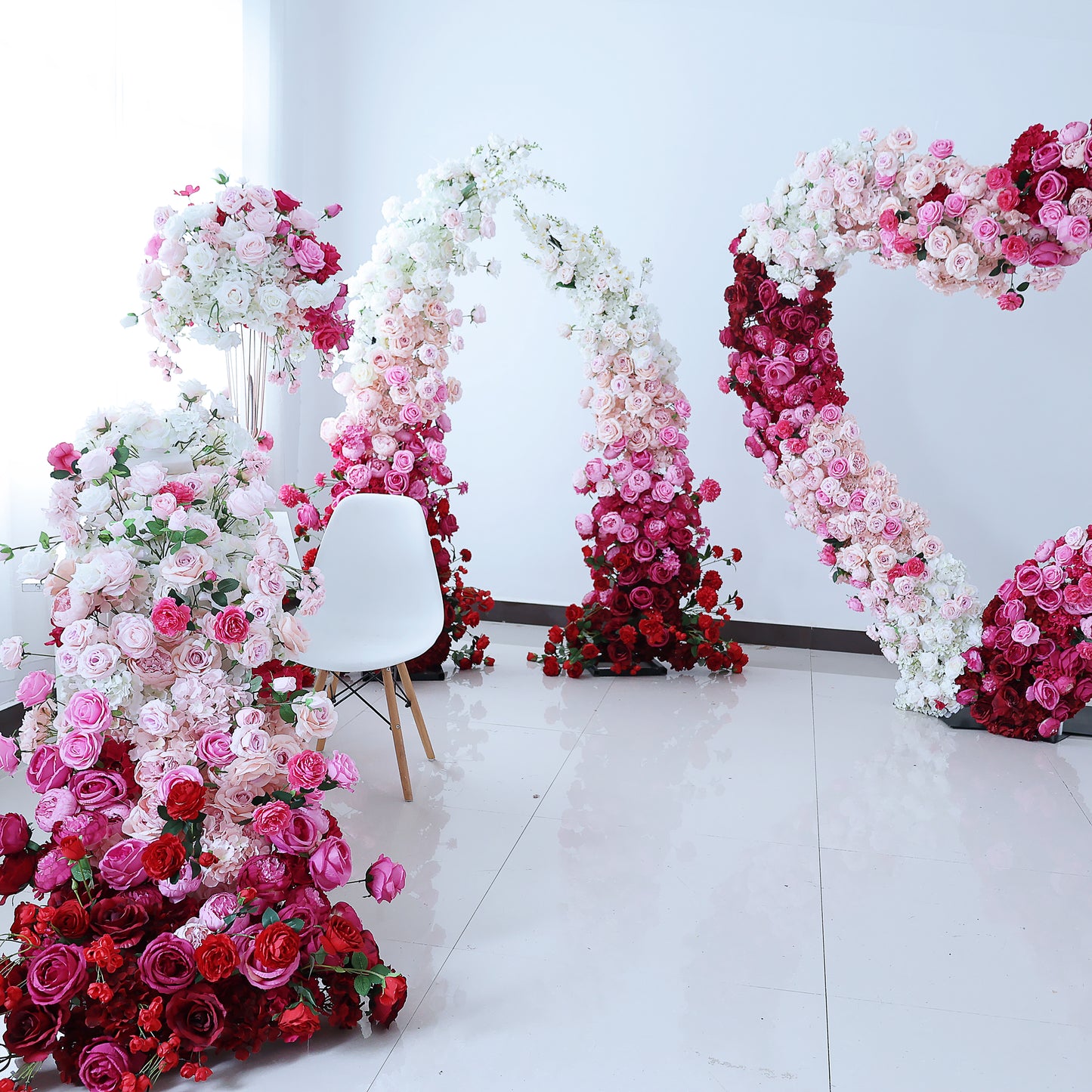 FL-115 Custom Multi-Style Handmade Floral Arrangements Silk Artificial Flower Balls Wedding Table Centerpieces